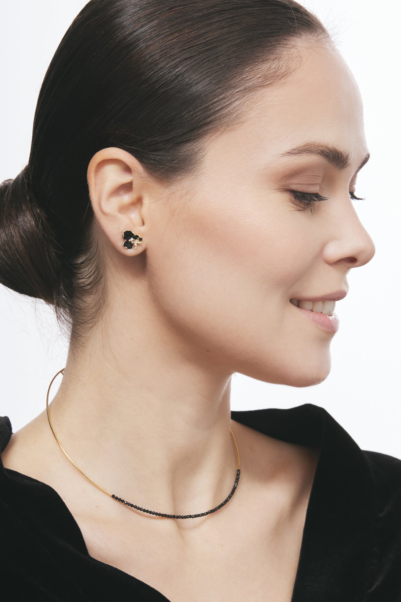 Ohrringe Black Orchid LisaConcept