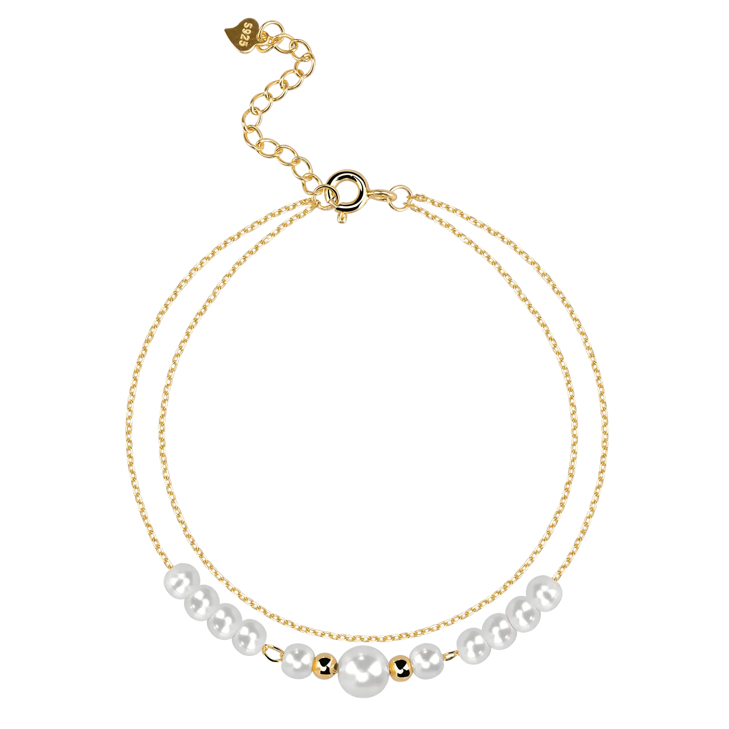 Armband Pearl Gradient Beads Lisa&Co.