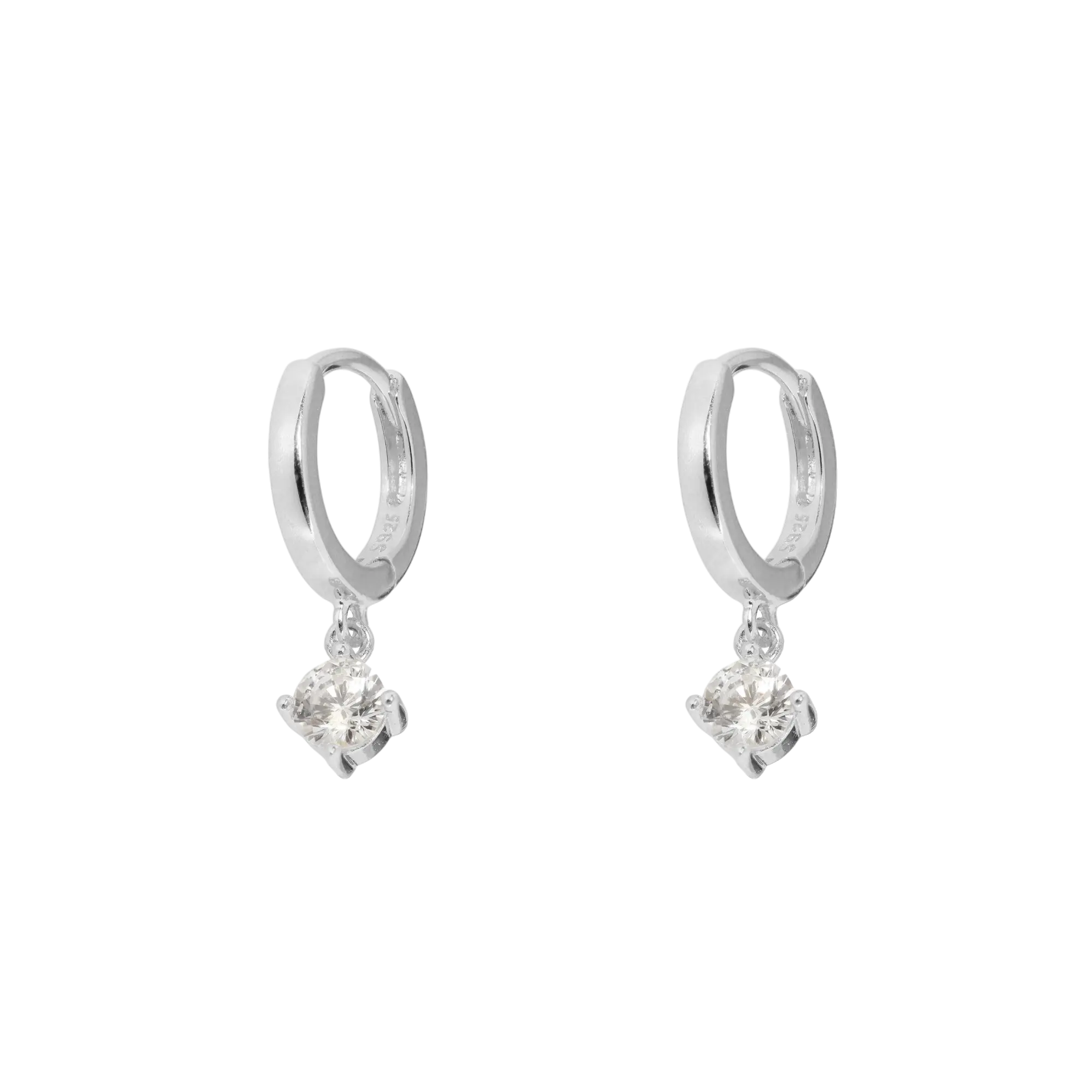 Ohrringe Mini Circle Crystal Gems LisaConcept