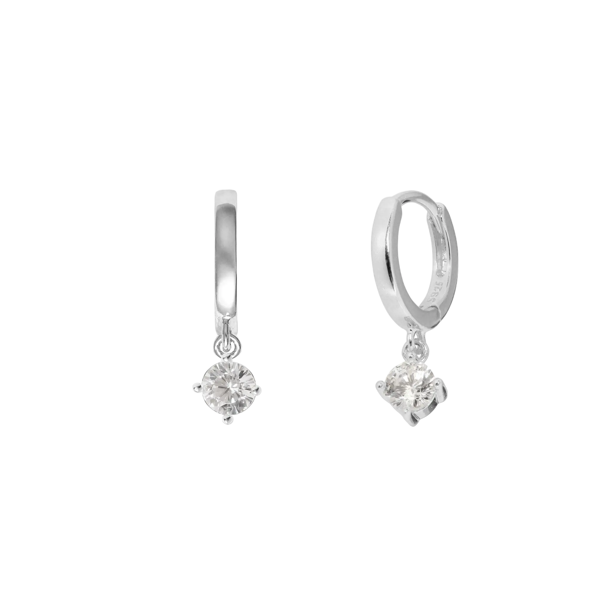 Ohrringe Mini Circle Crystal Gems LisaConcept
