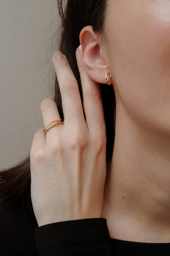 Ohrringe Octagon Hoops LisaConcept