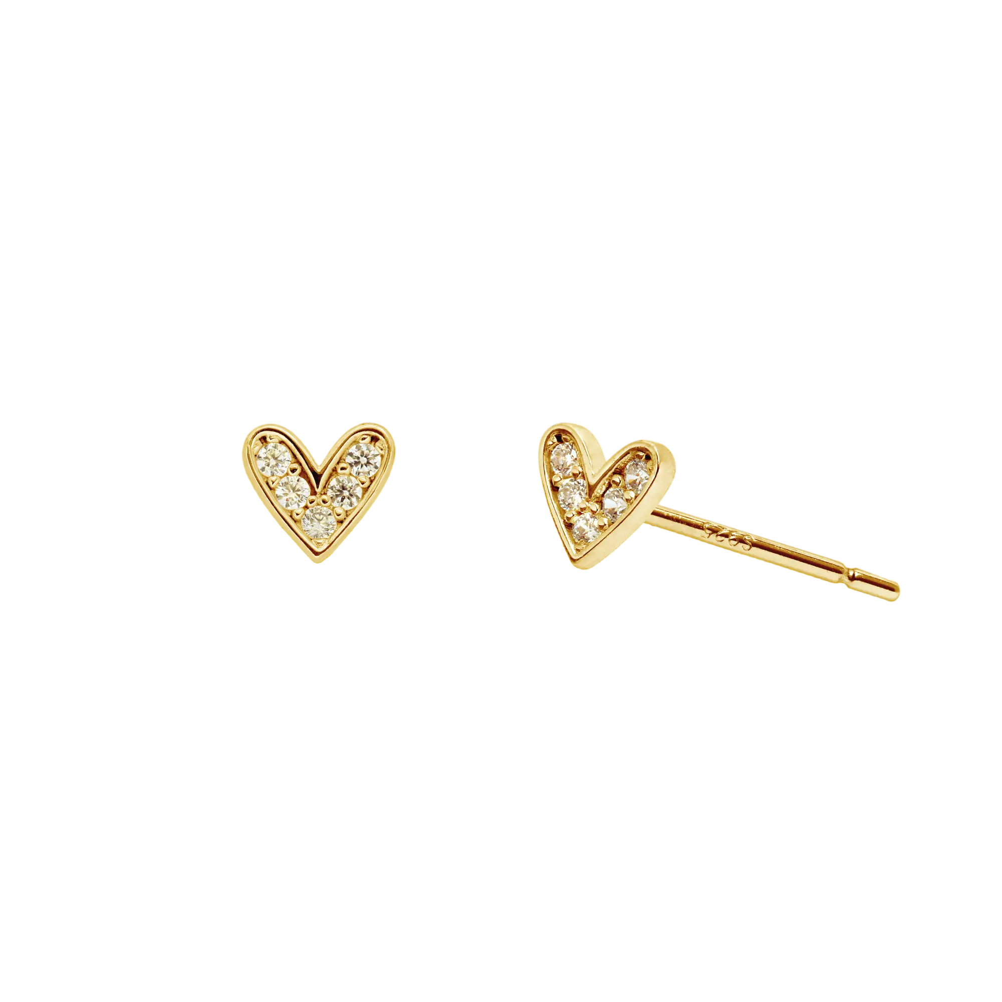 Ohrringe Shiny Heart Frame LisaConcept
