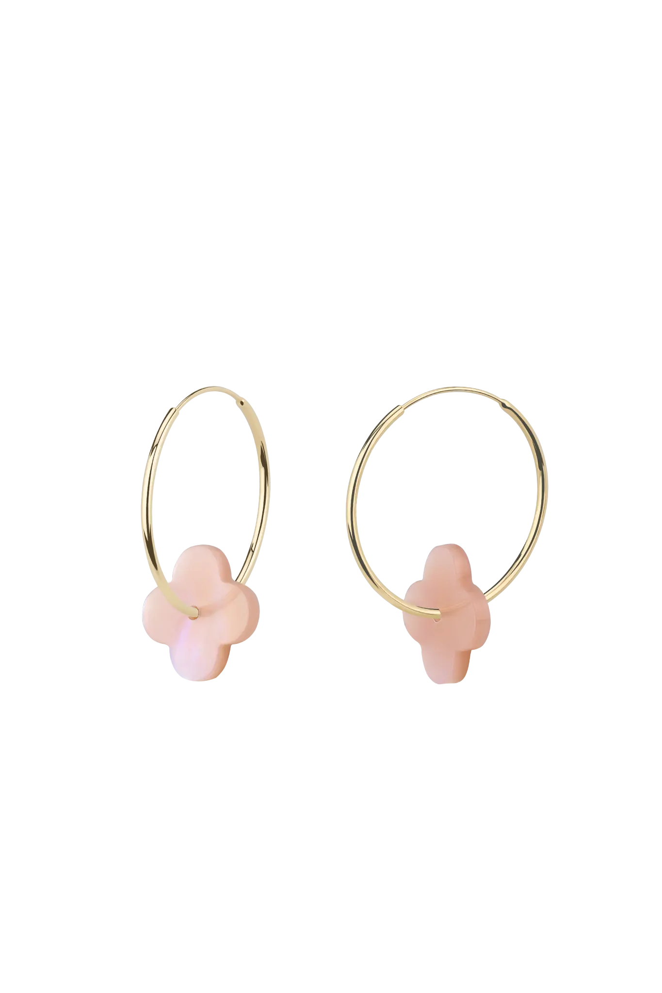 Ohrringe Wire Hoops S Pink Joy Lisa&Co.
