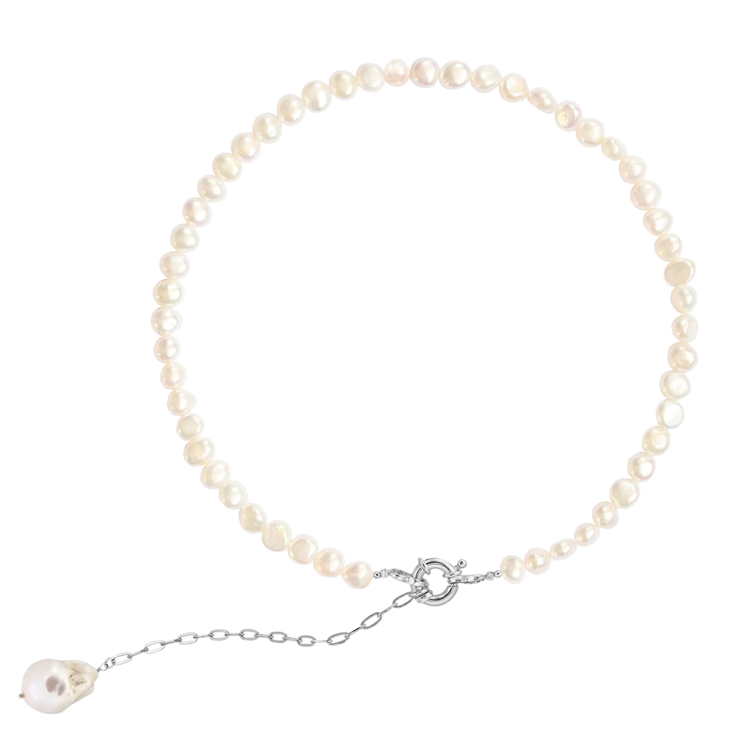 Collier Buttons&Baroque Pearl LisaConcept
