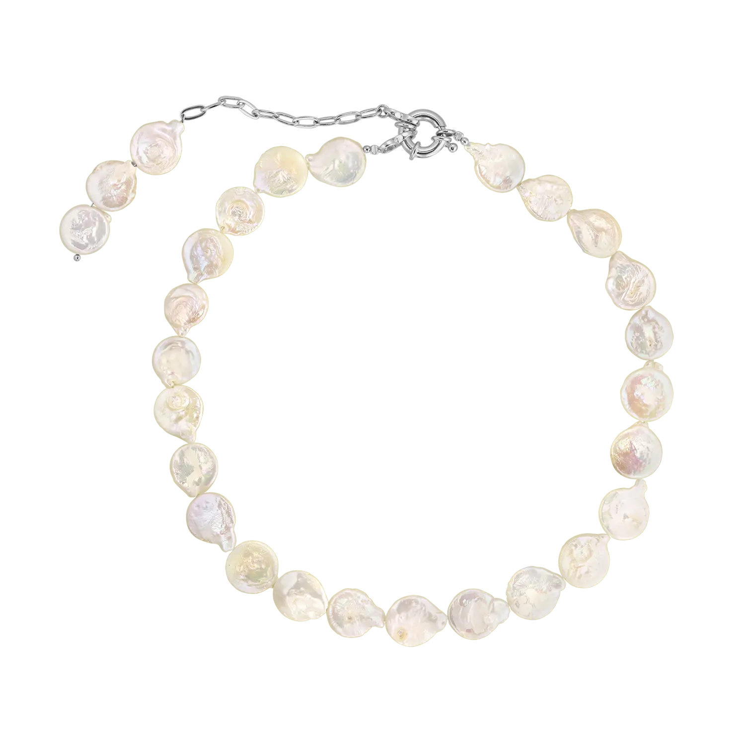 Collier Coin Keshi Pearls LisaConcept