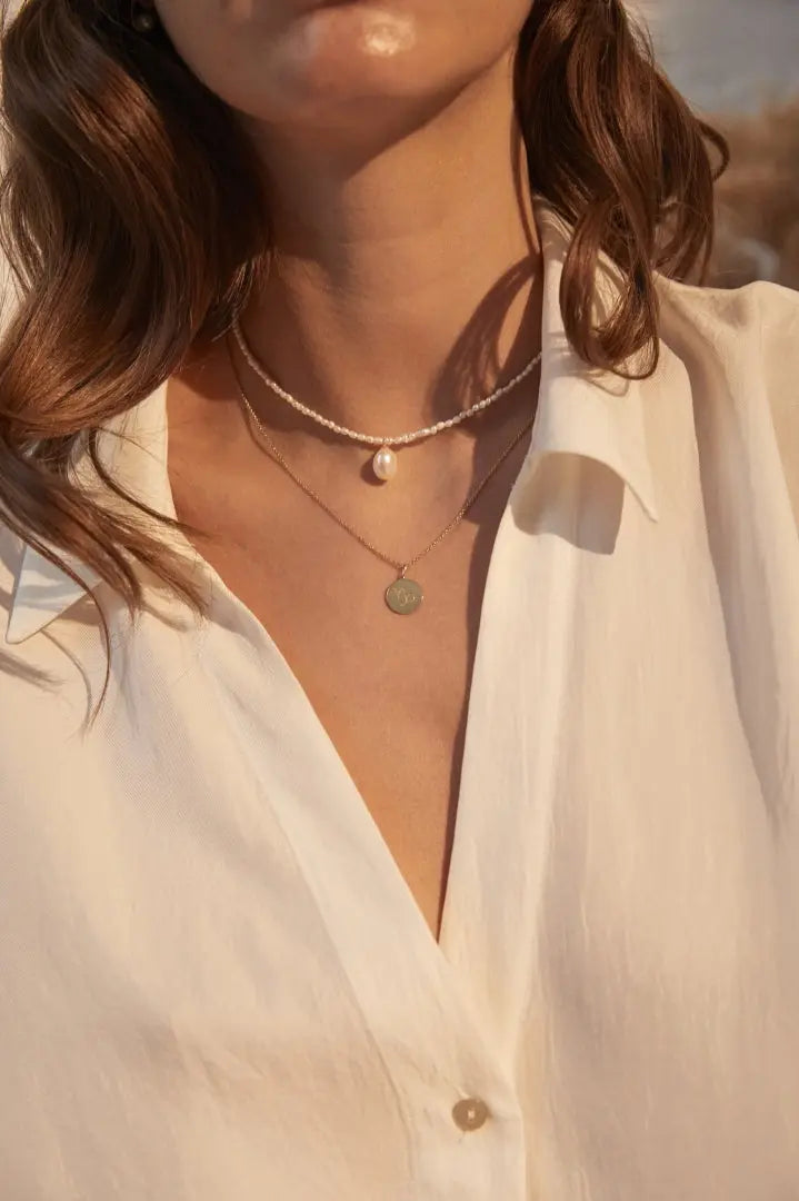 Collier Delicate Pearl Pendant LisaConcept
