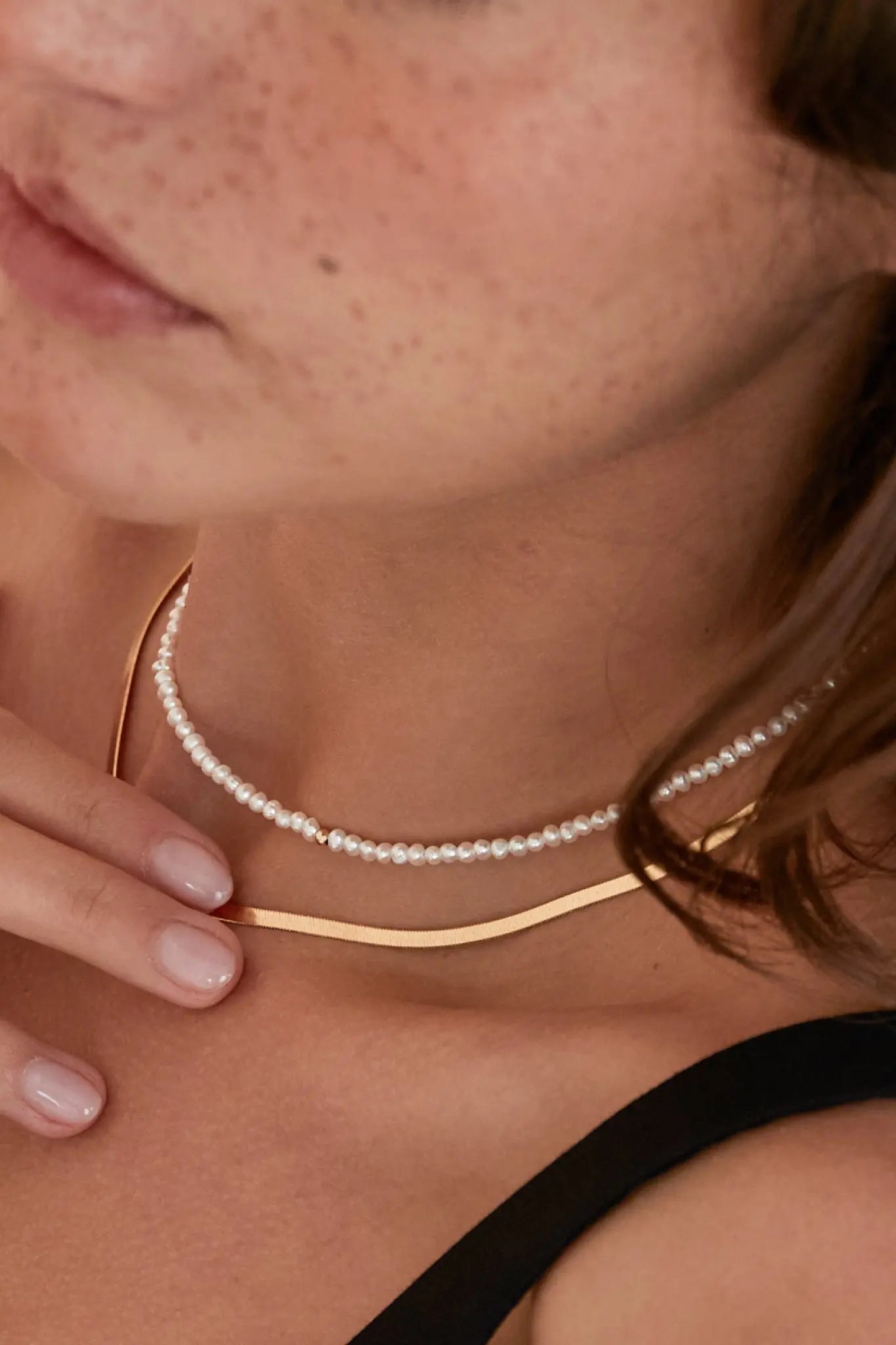Collier Mini Pearl Bead LisaConcept