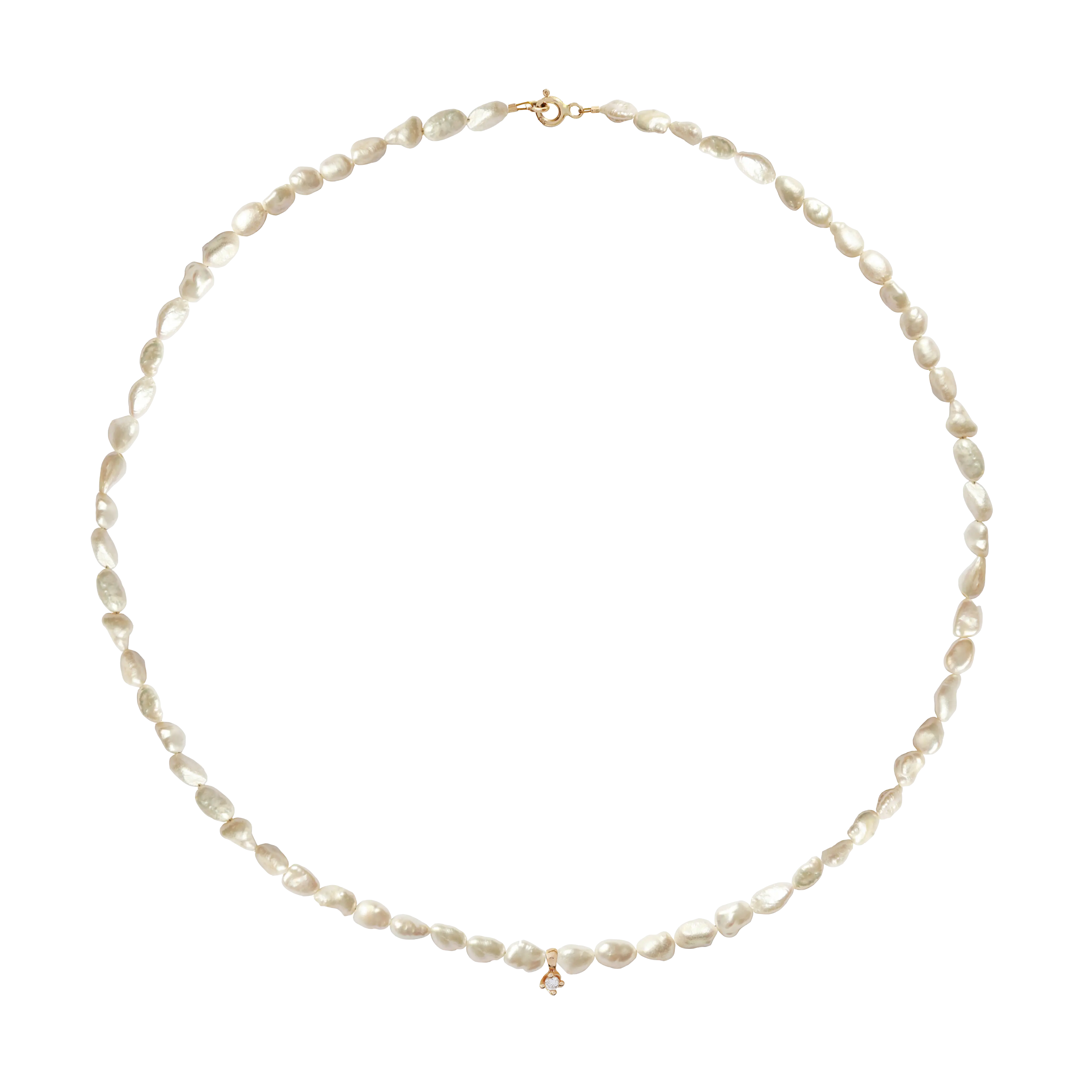 Collier Odette Pearls&Diamond • Gold 14K LisaConcept