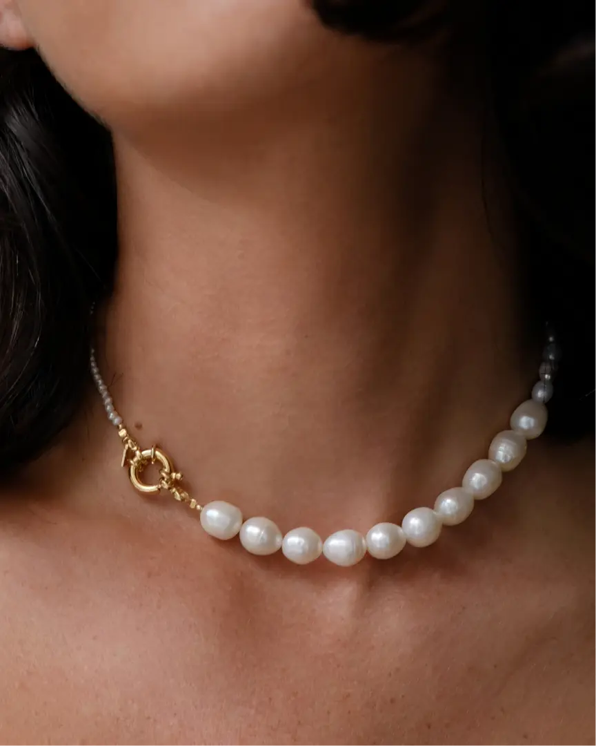Collier Pearl Gradient Bold LisaConcept