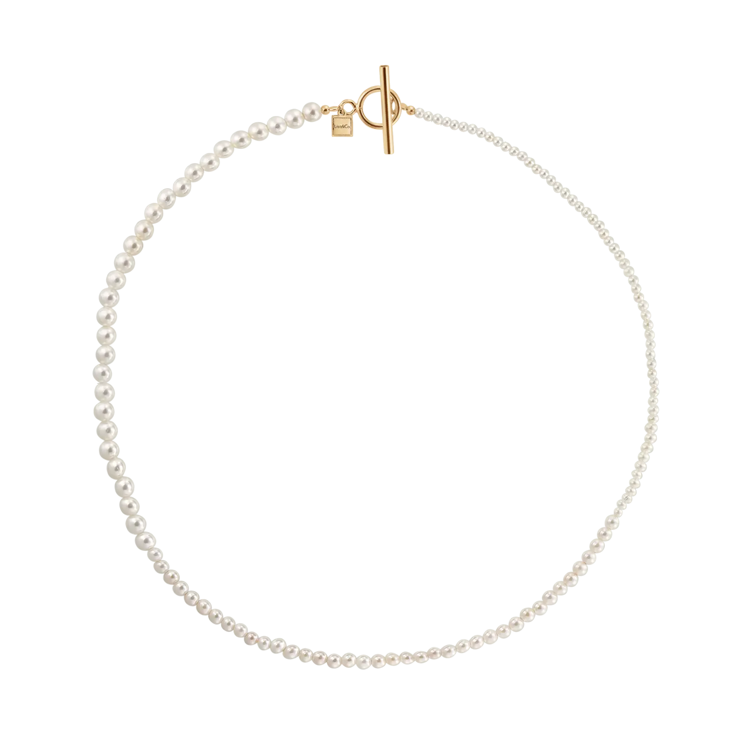Collier Pearl Gradient Delicate LisaConcept