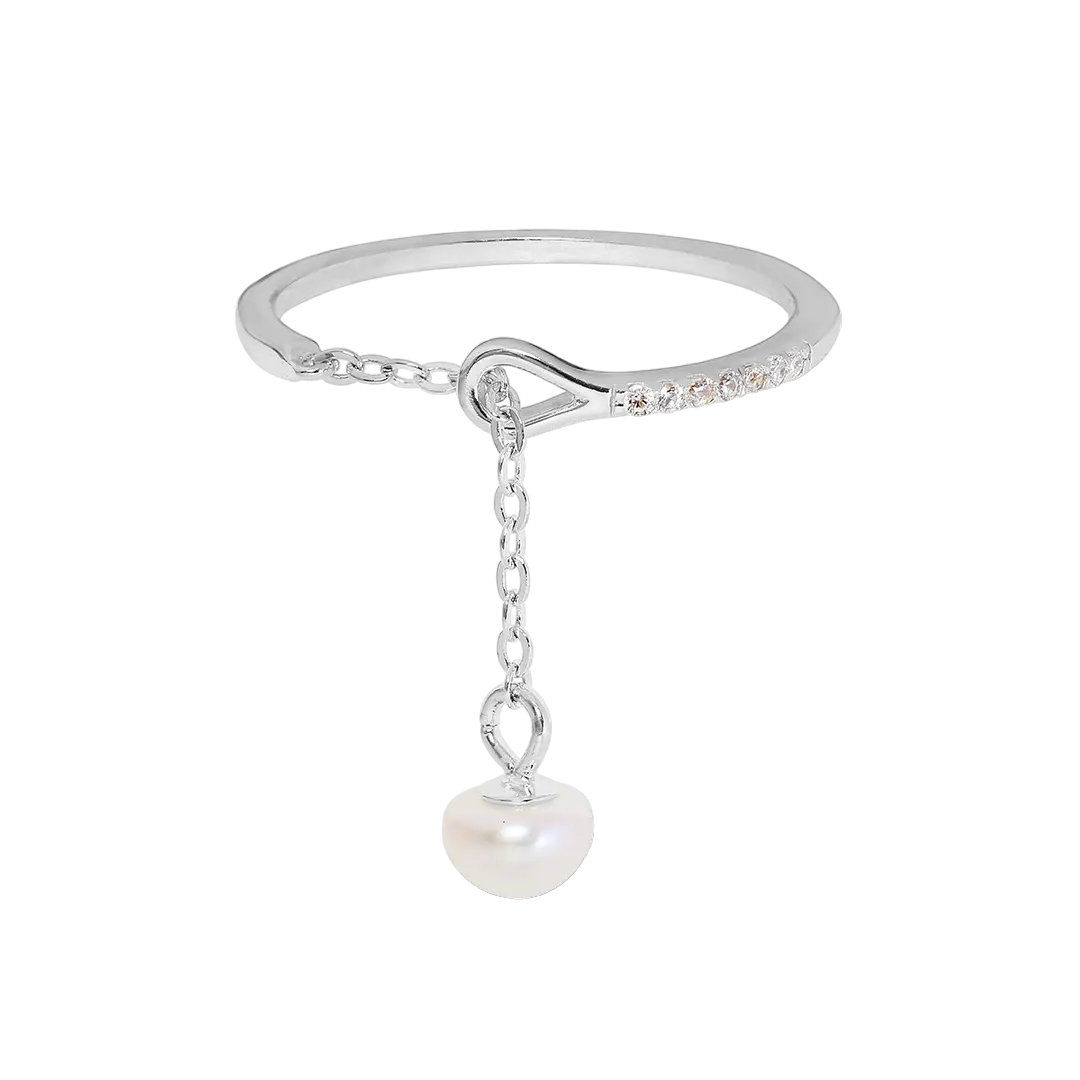 Ring Chain Pearl LisaConcept