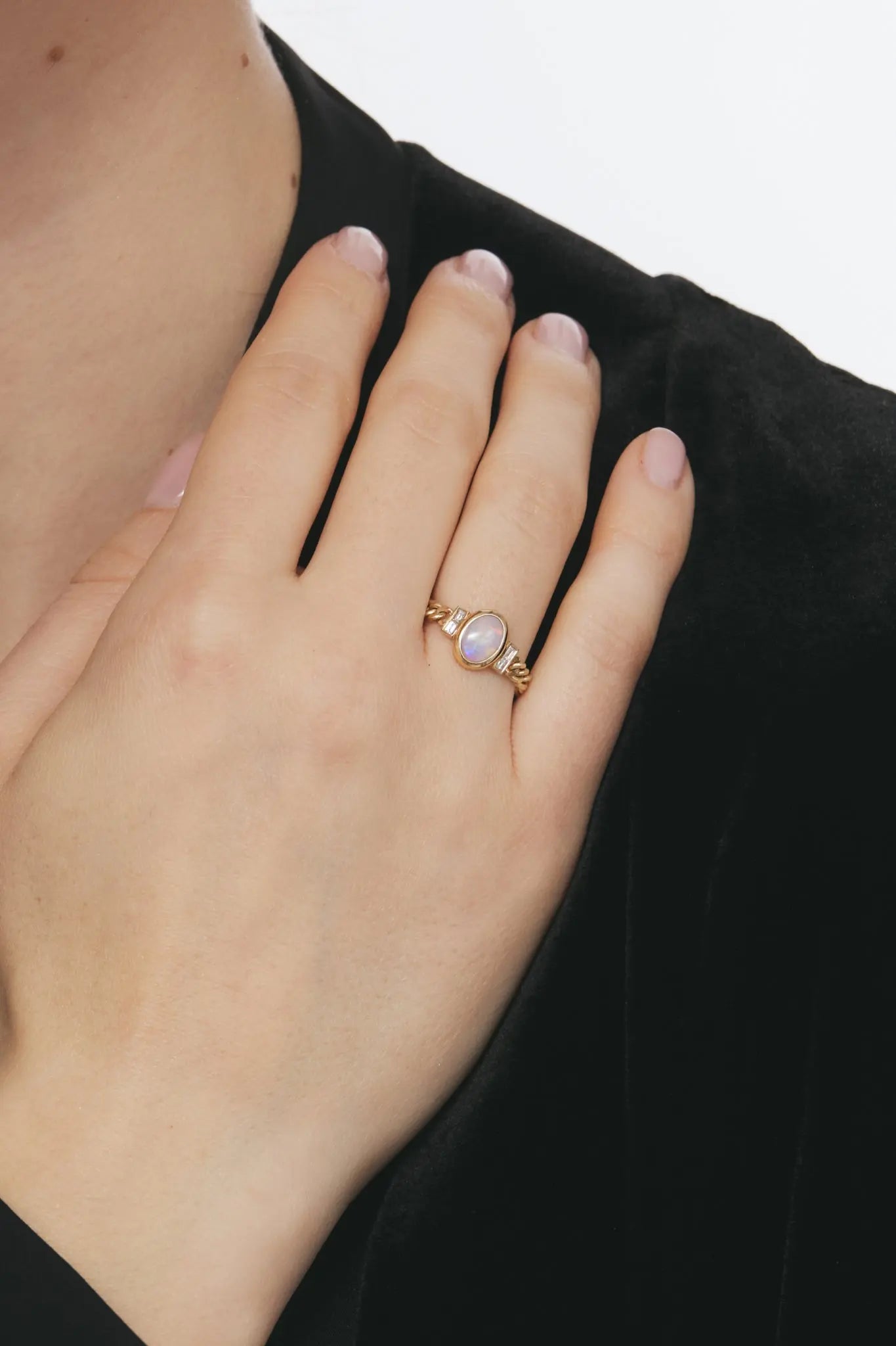 Ring Opal Chain Lisa&Co.