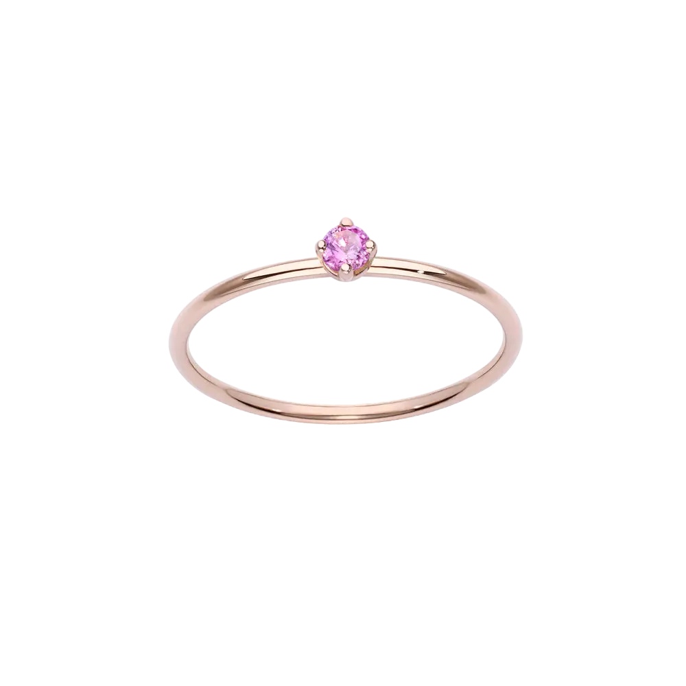 Ring Pink Sapphire Promise M LisaConcept