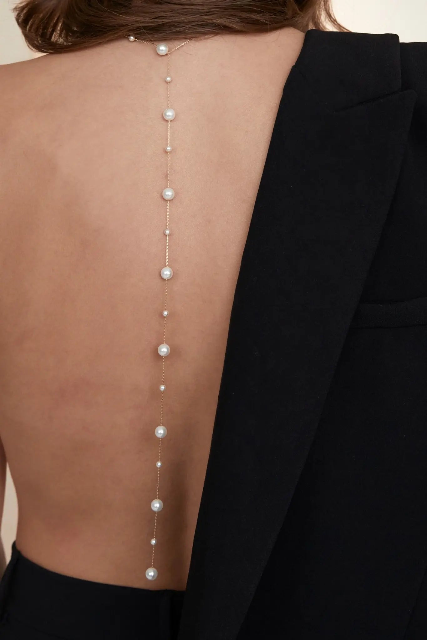 Halskette Pearl Drip Drop - Lang Lisa&Co.