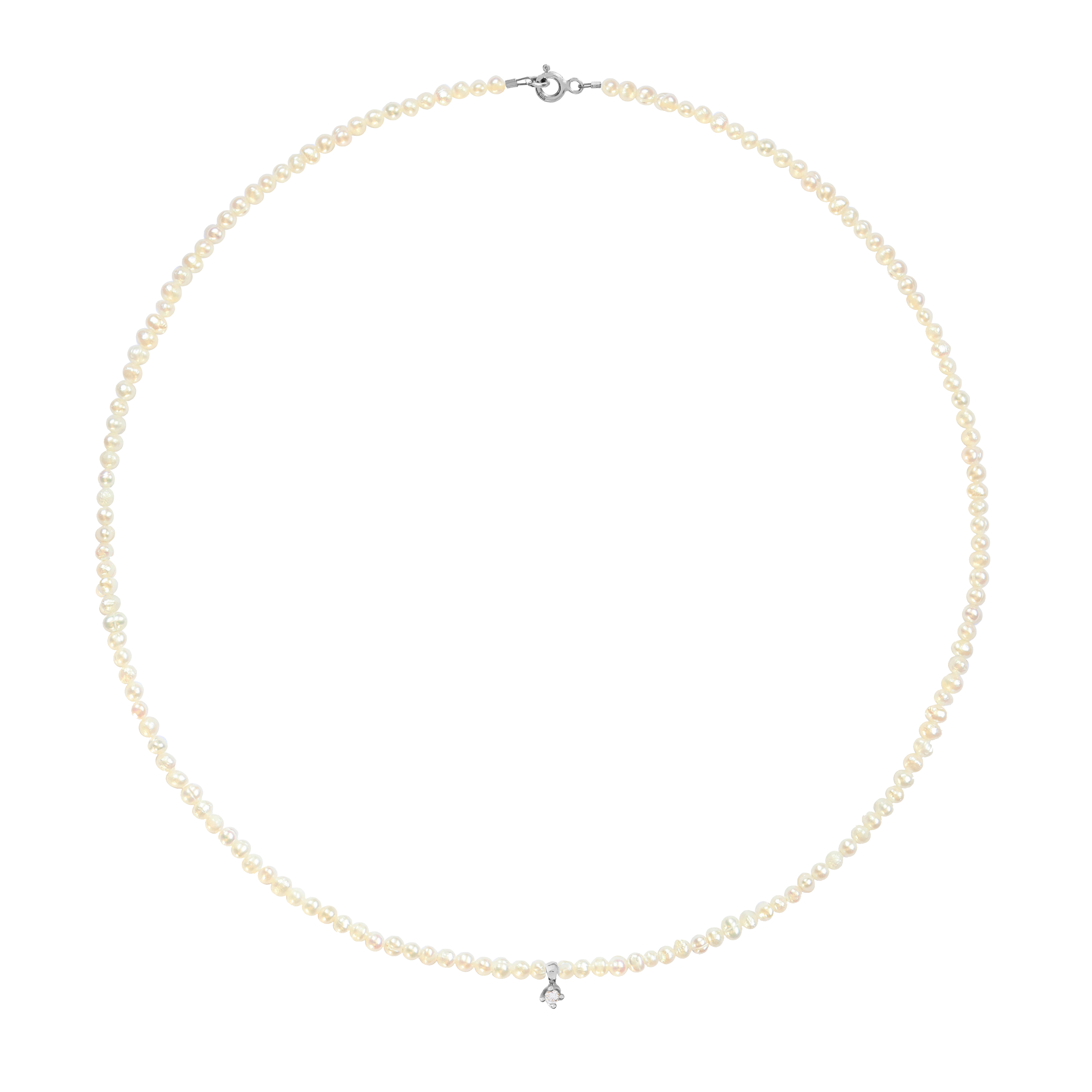 Collier Mini Pearls&Diamond LisaConcept