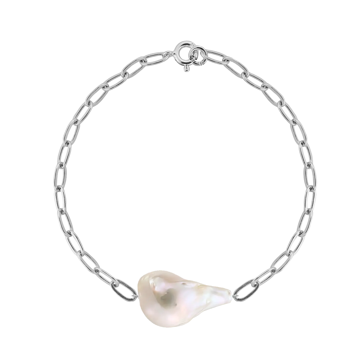 Armband  Baroque Pearl on Chain LisaConcept