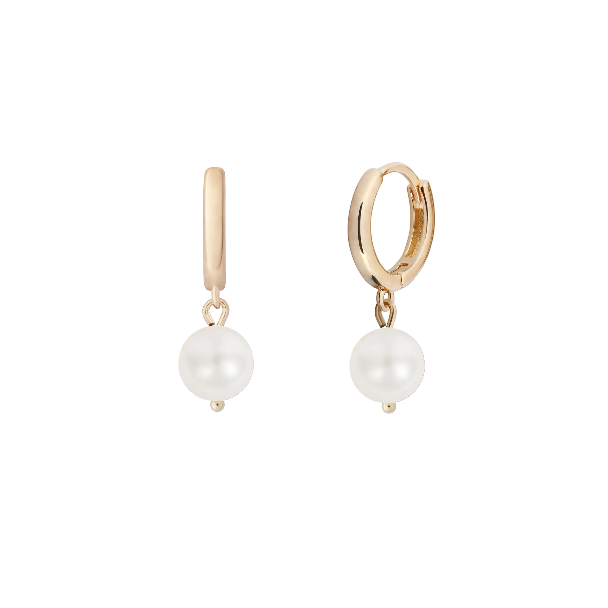 Ohrringe MINI CIRCLE Pearl LisaConcept