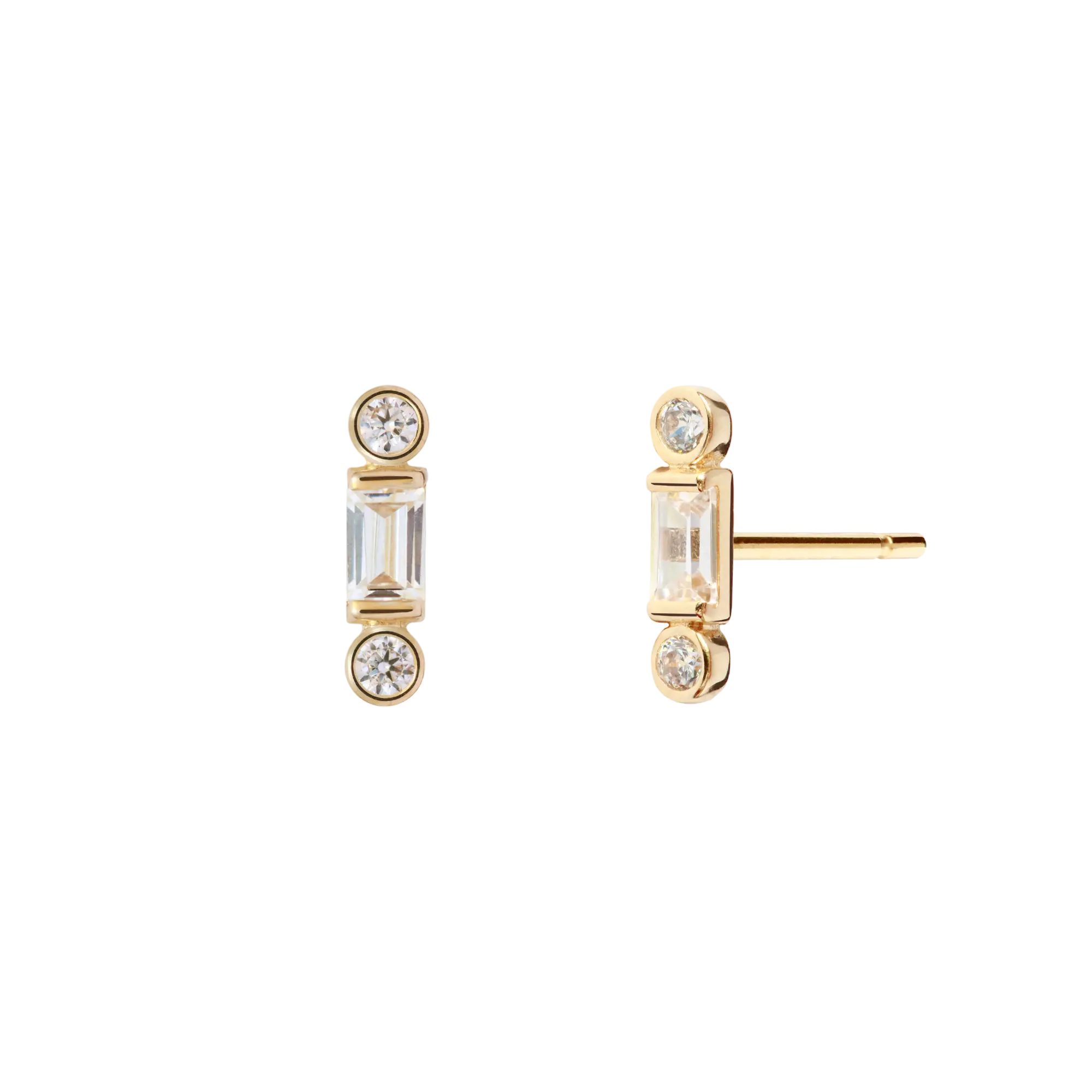 Ohrringe Baguette&Round Crystal LisaConcept