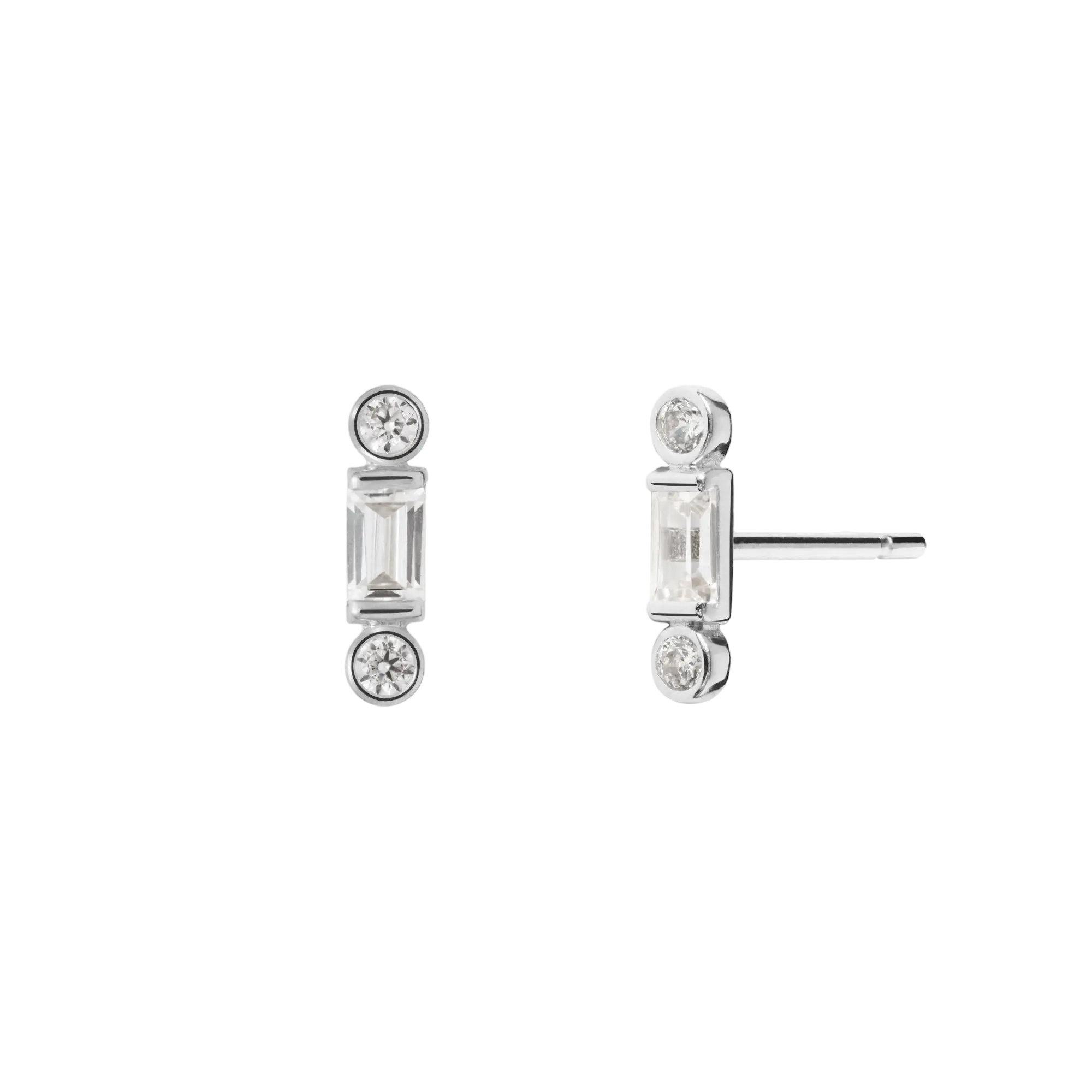 Ohrringe Baguette&Round Crystal LisaConcept