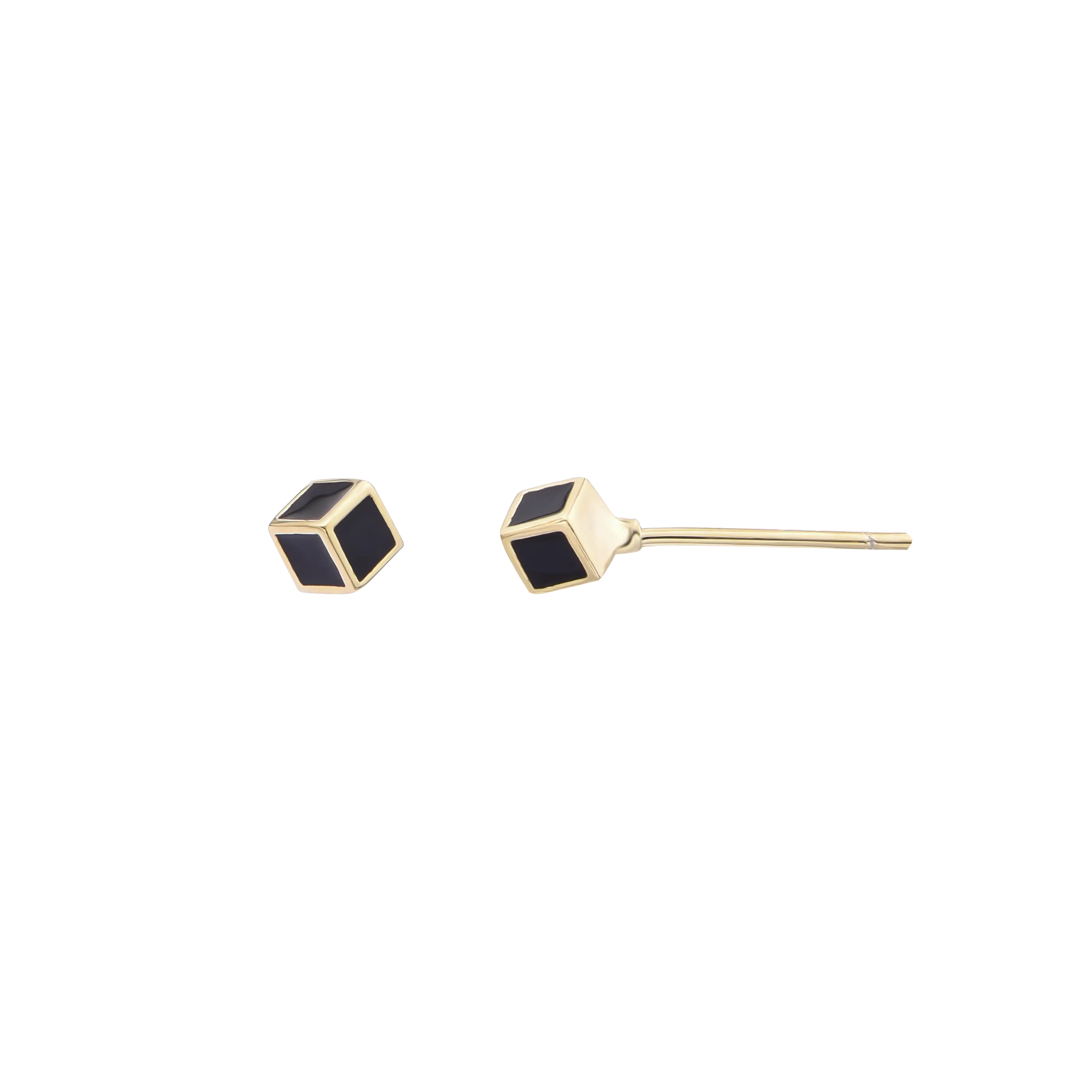 Ohrringe Black Cube LisaConcept