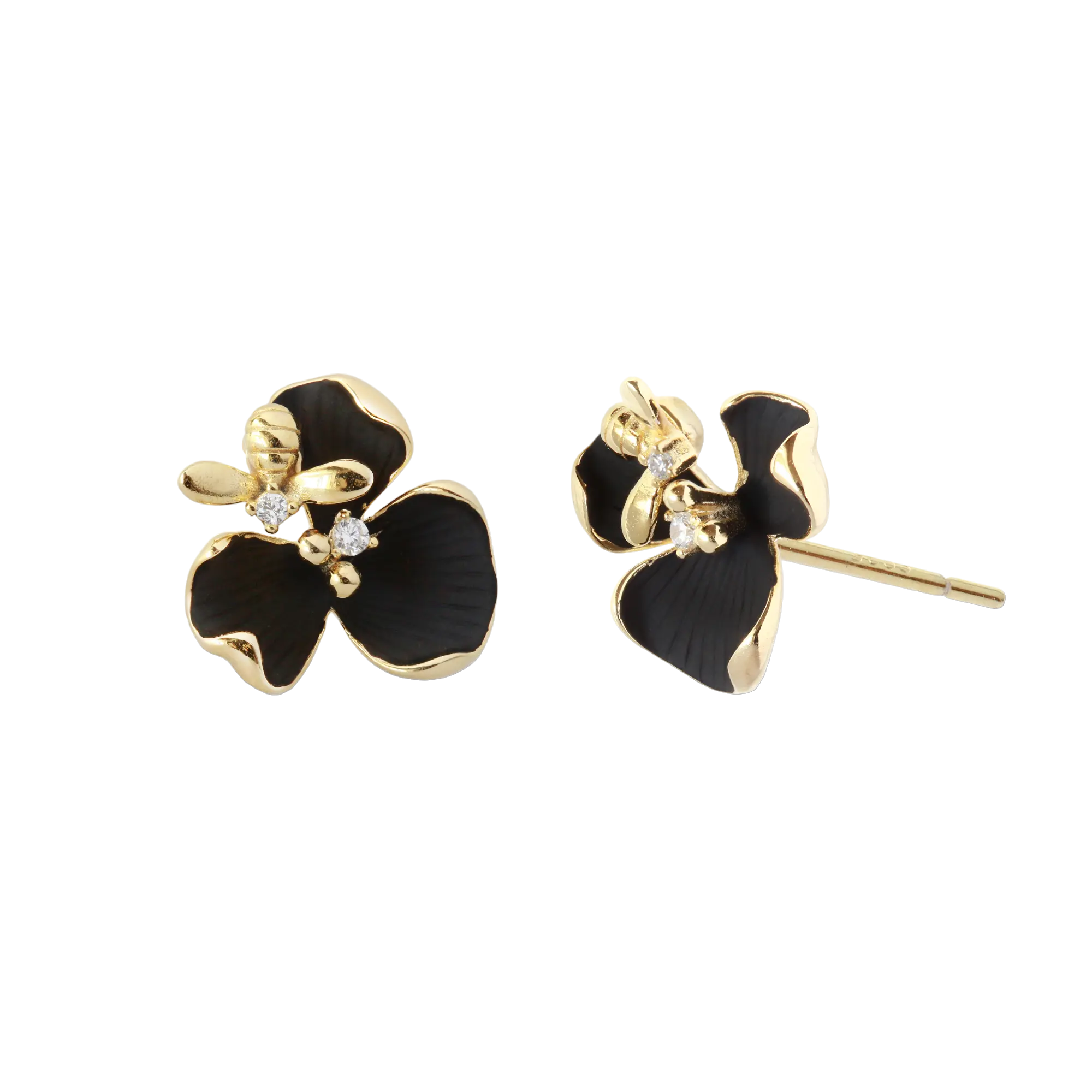 Ohrringe Black Orchid LisaConcept
