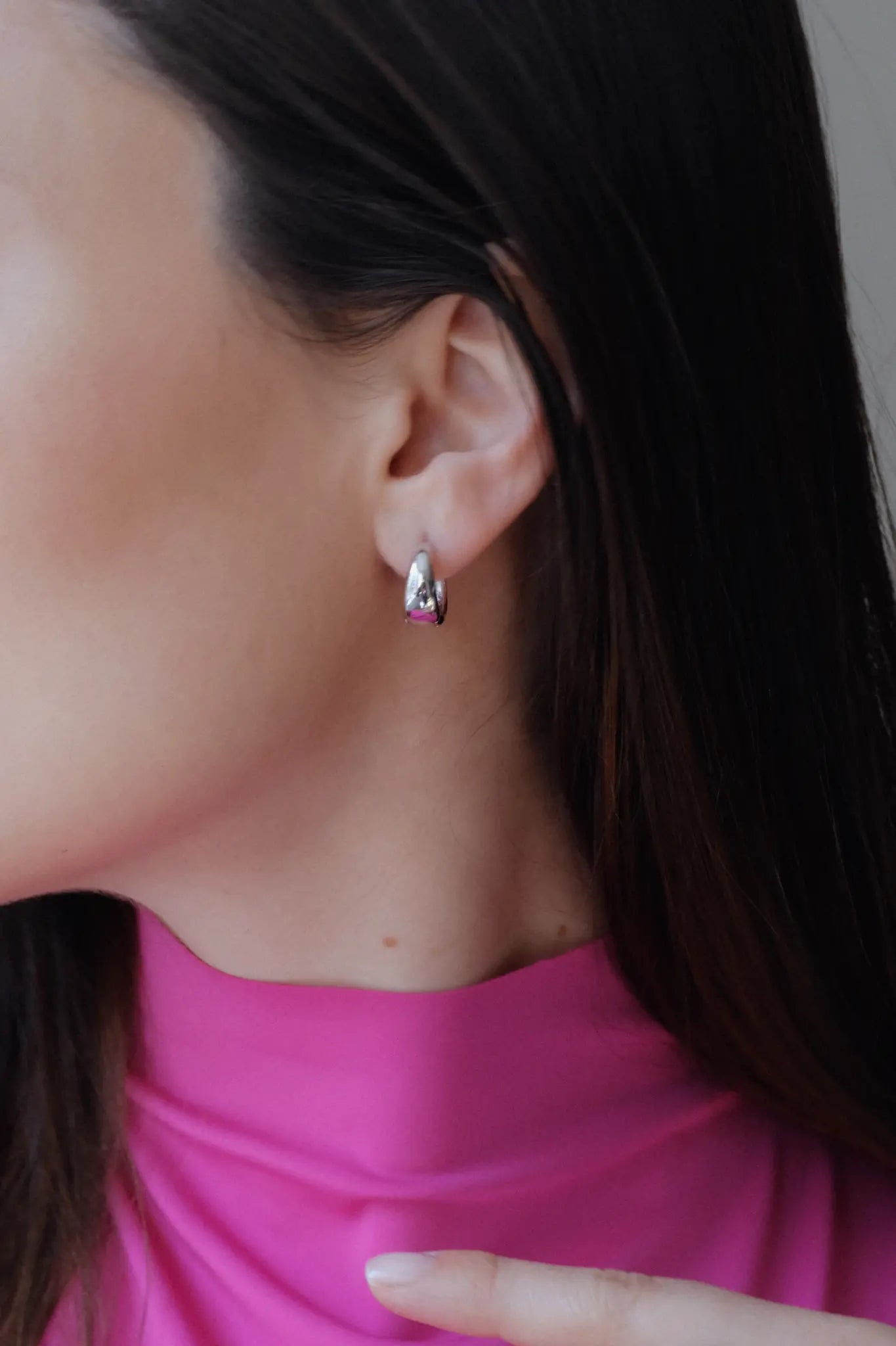 Ohrringe Droplet Hoop LisaConcept