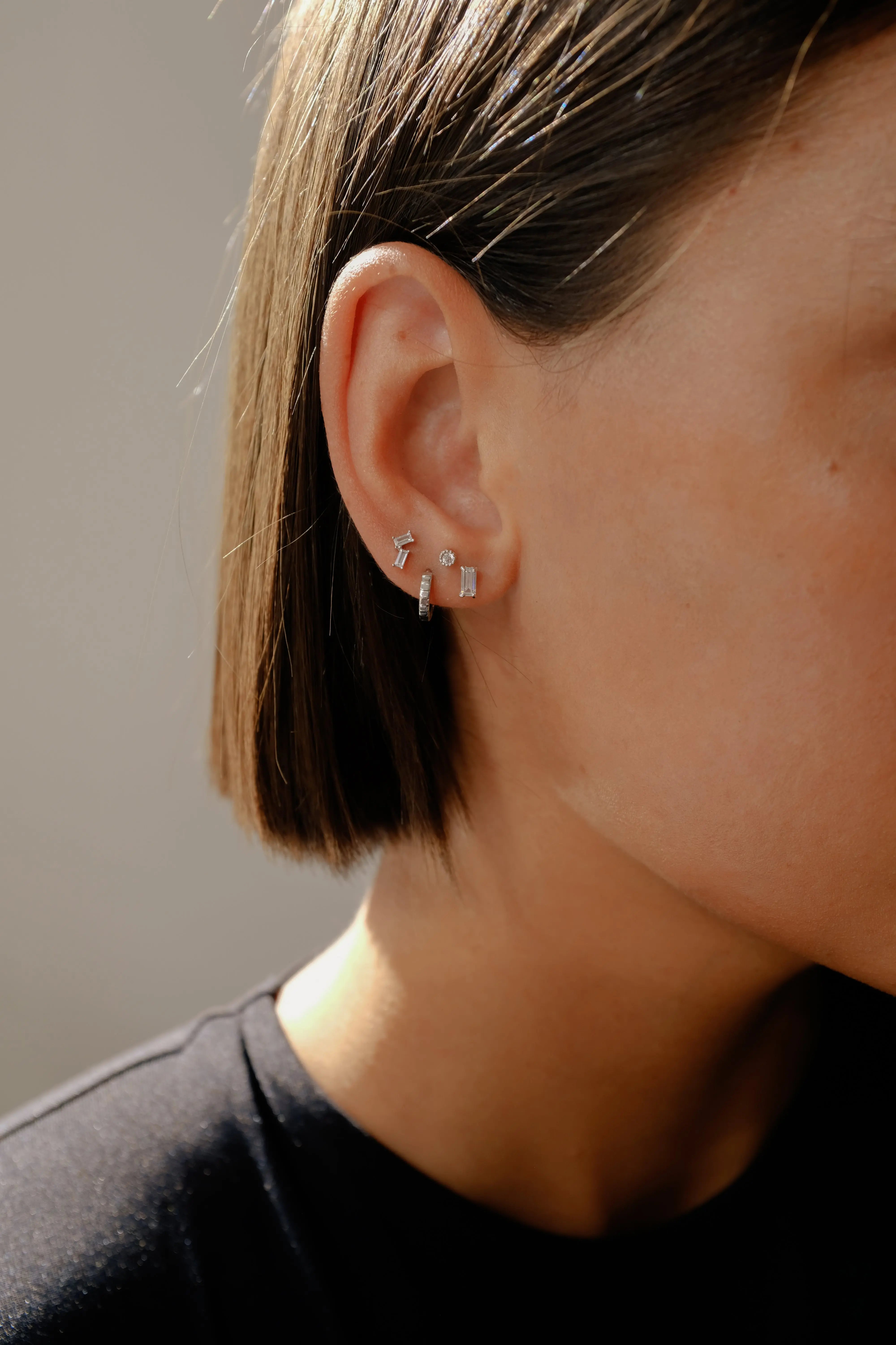 Ohrringe Hammered Hoops LisaConcept