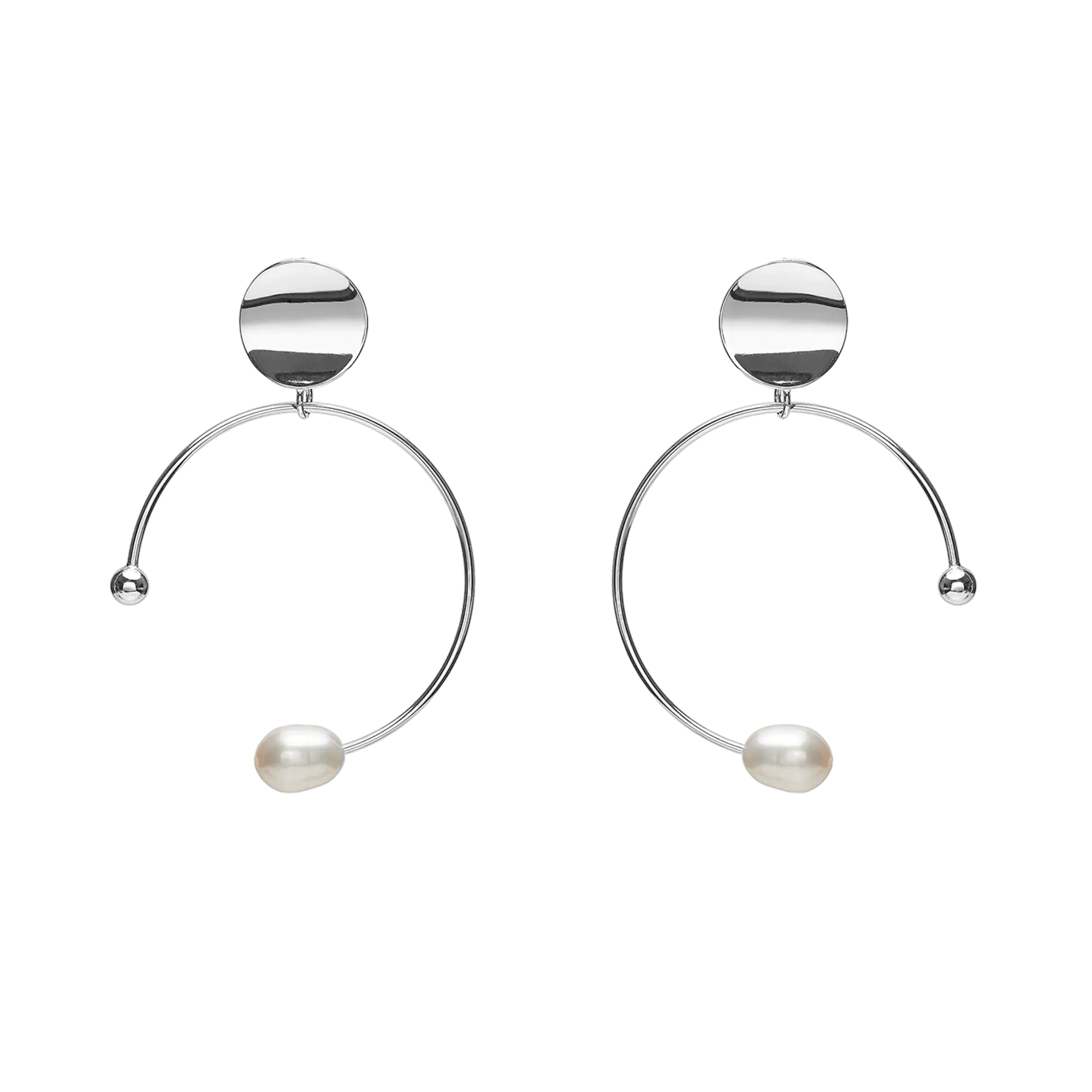 Ohrringe Pearl on Circle LisaConcept