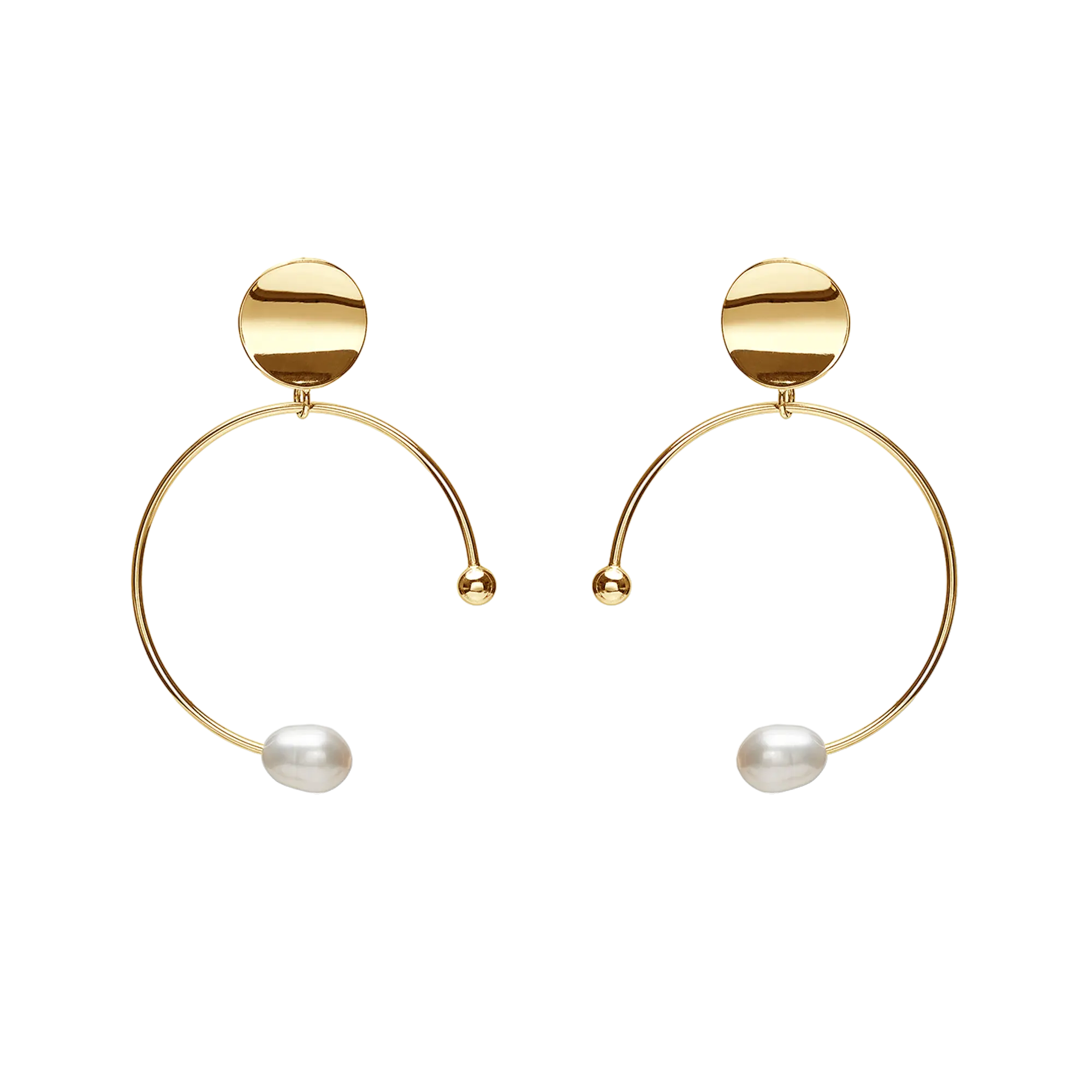 Ohrringe Pearl on Circle LisaConcept