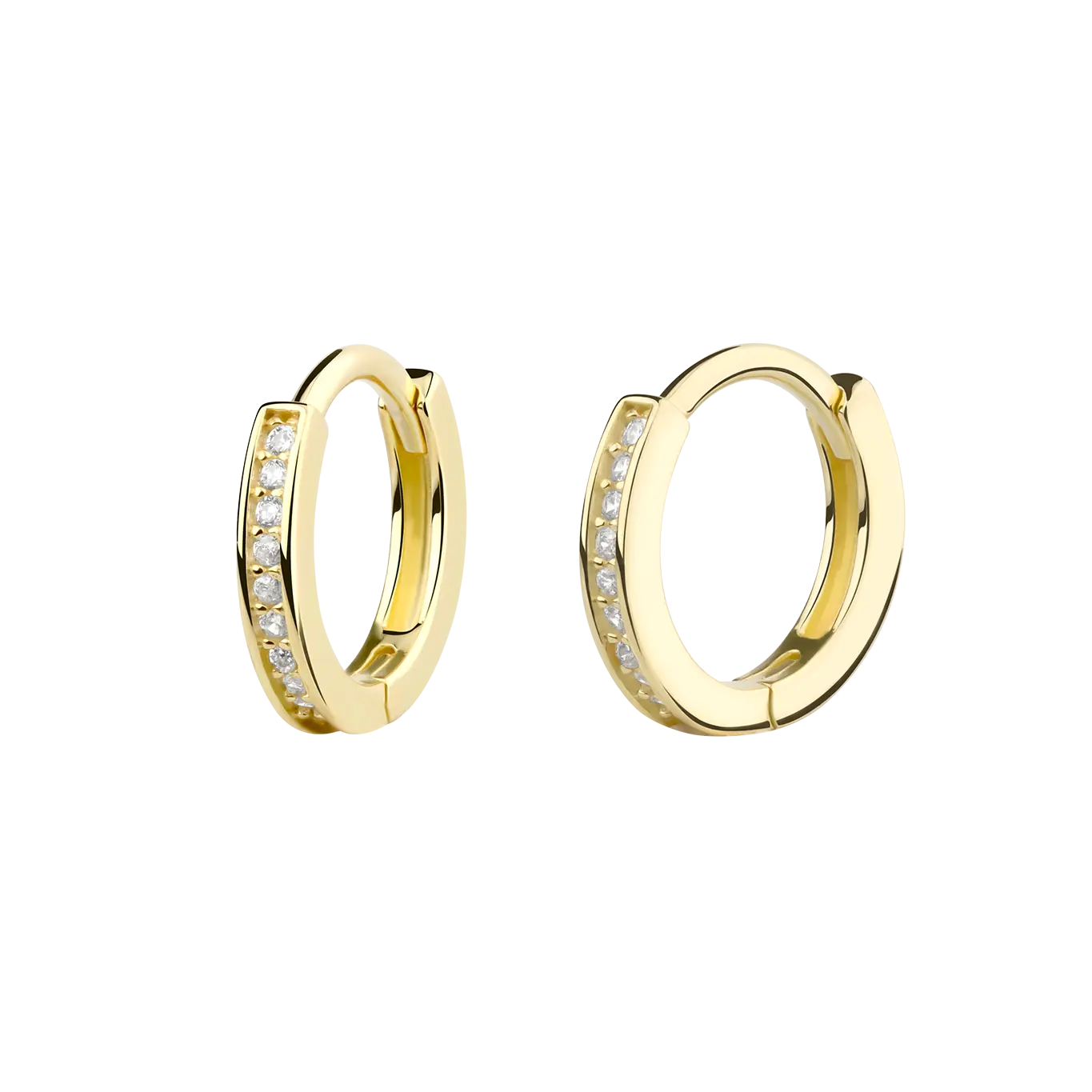 Ohrringe Shiny Hoops Frame S Lisa&Co.