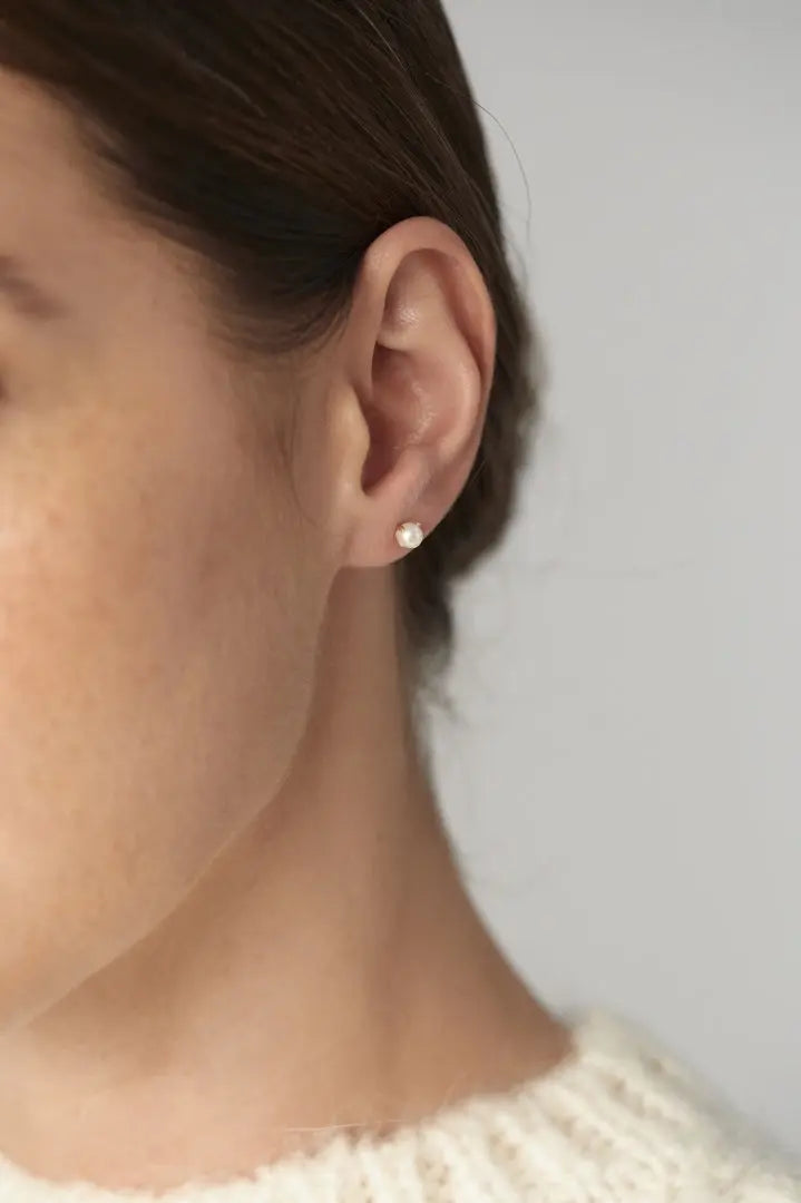 Ohrringe Simple Pearl • Gold 14K LisaConcept