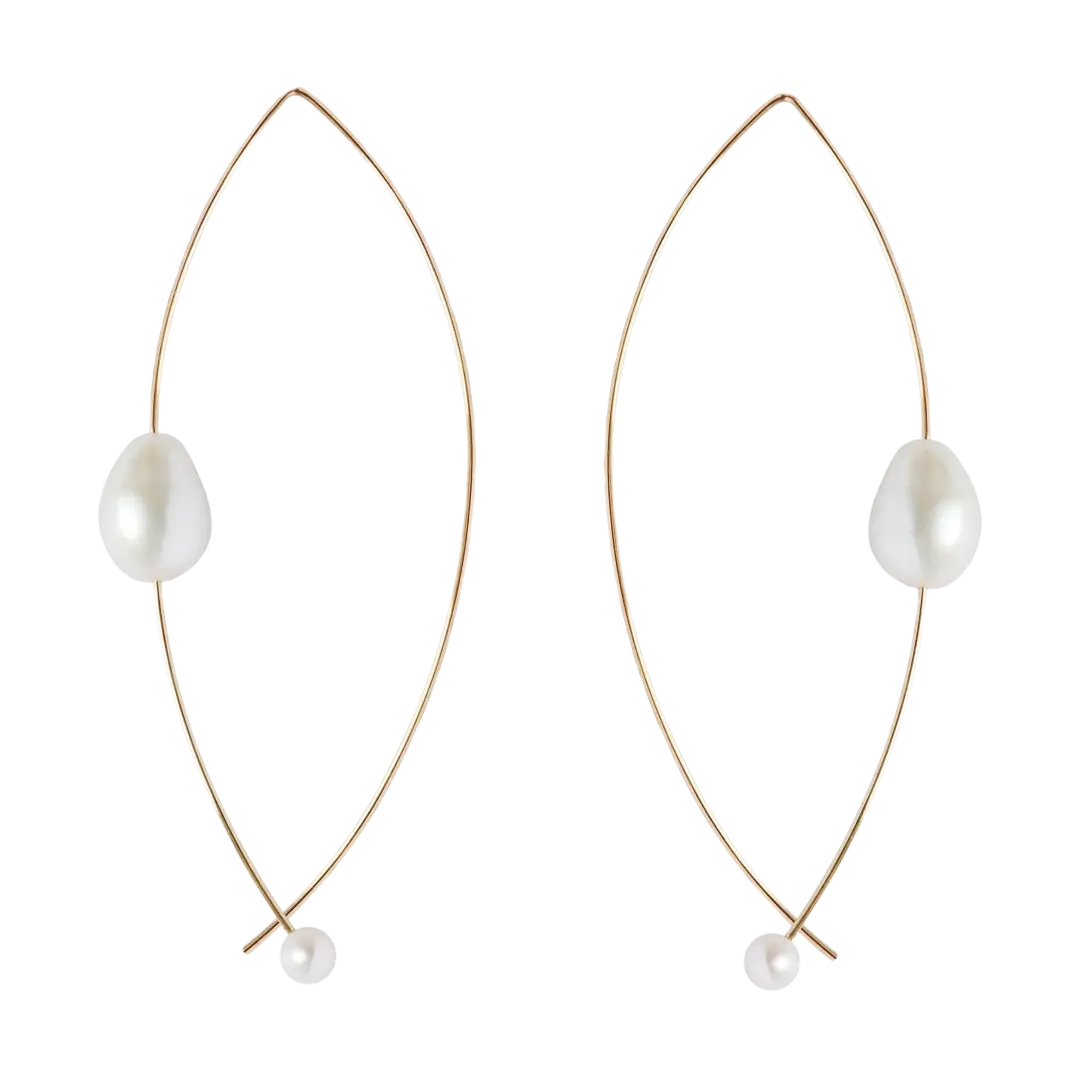 Ohrringe Wire Pearl LisaConcept