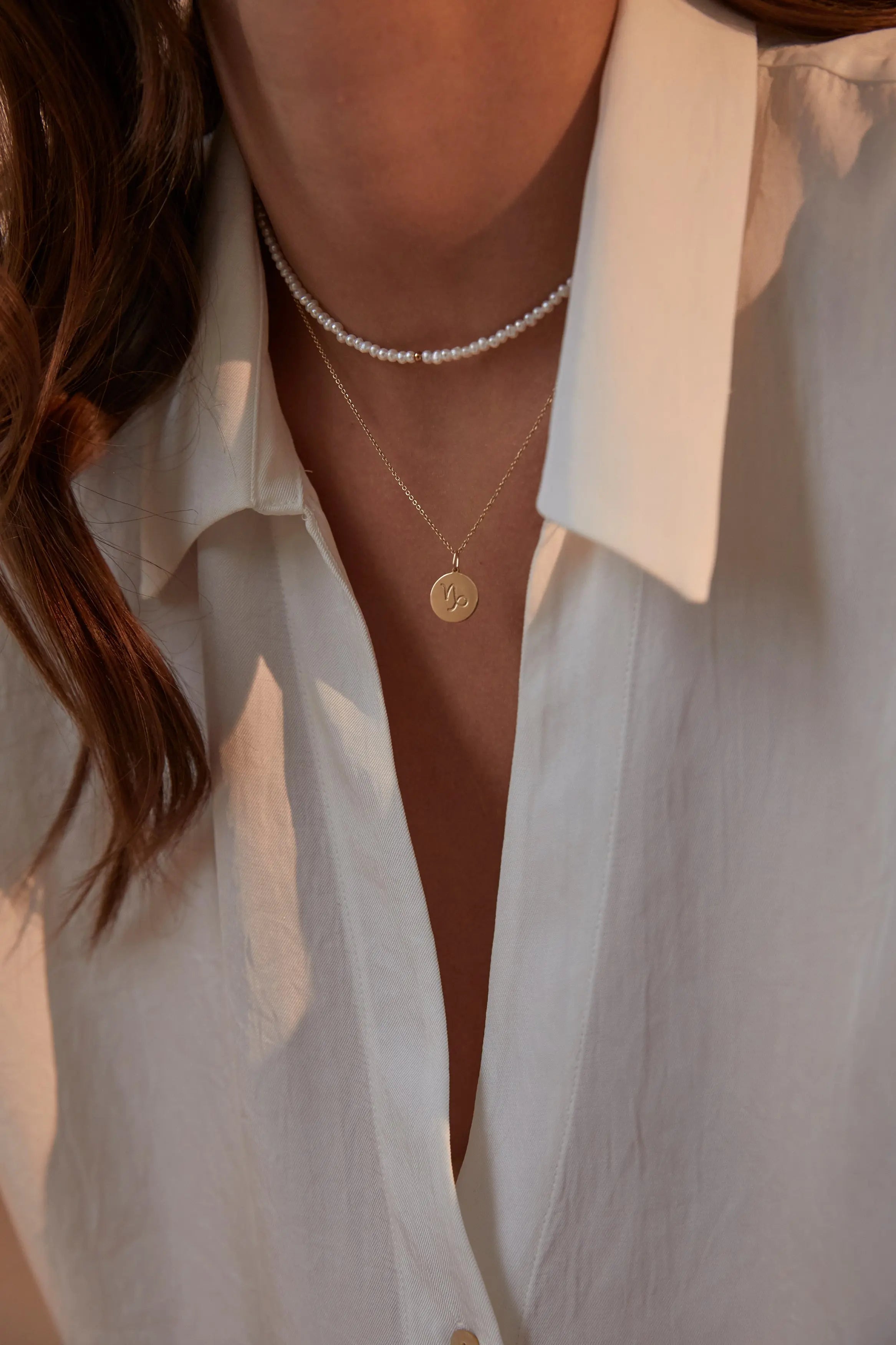 Goldene Mini-Perlenkette von LisaConcept