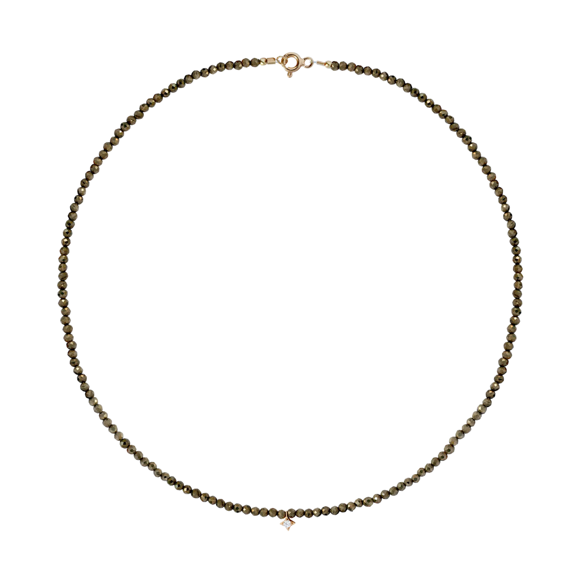 Collier Goldora - Pyrite LisaConcept