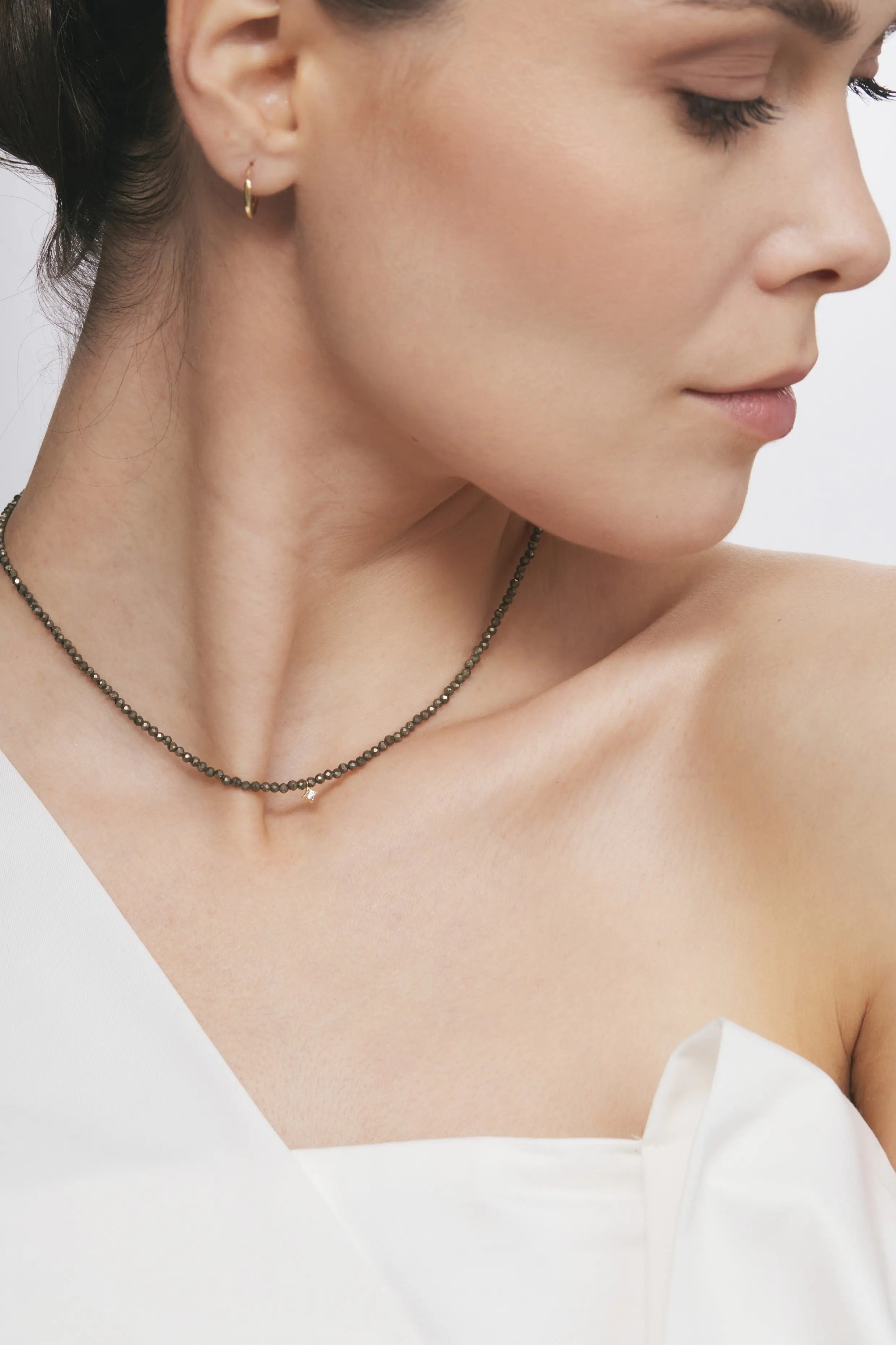 Collier Goldora - Pyrite LisaConcept