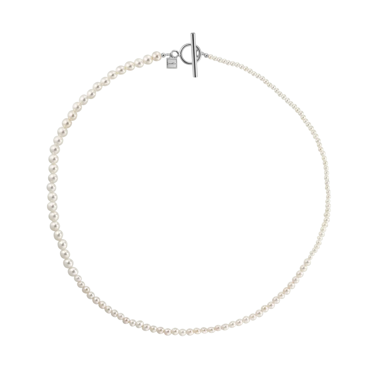 Collier Pearl Gradient Delicate LisaConcept