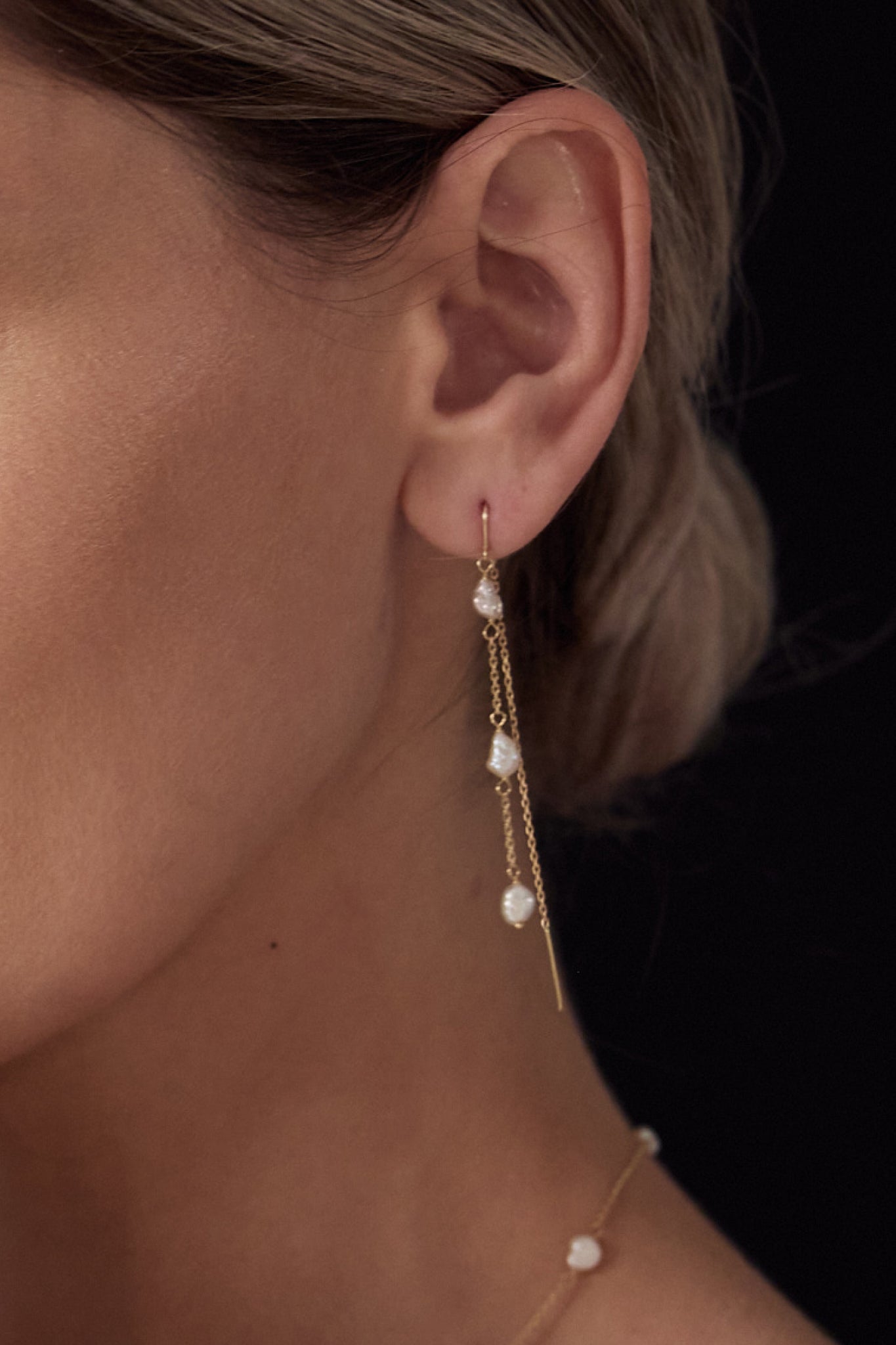 Ohrringe Freshwater Pearl 3 LisaConcept