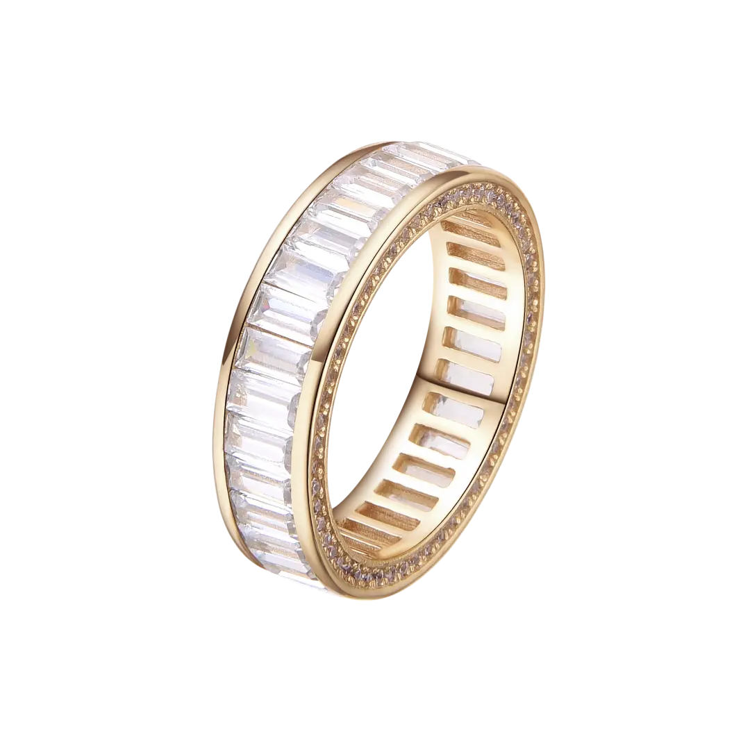 Ring Baguette Frame Band LisaConcept