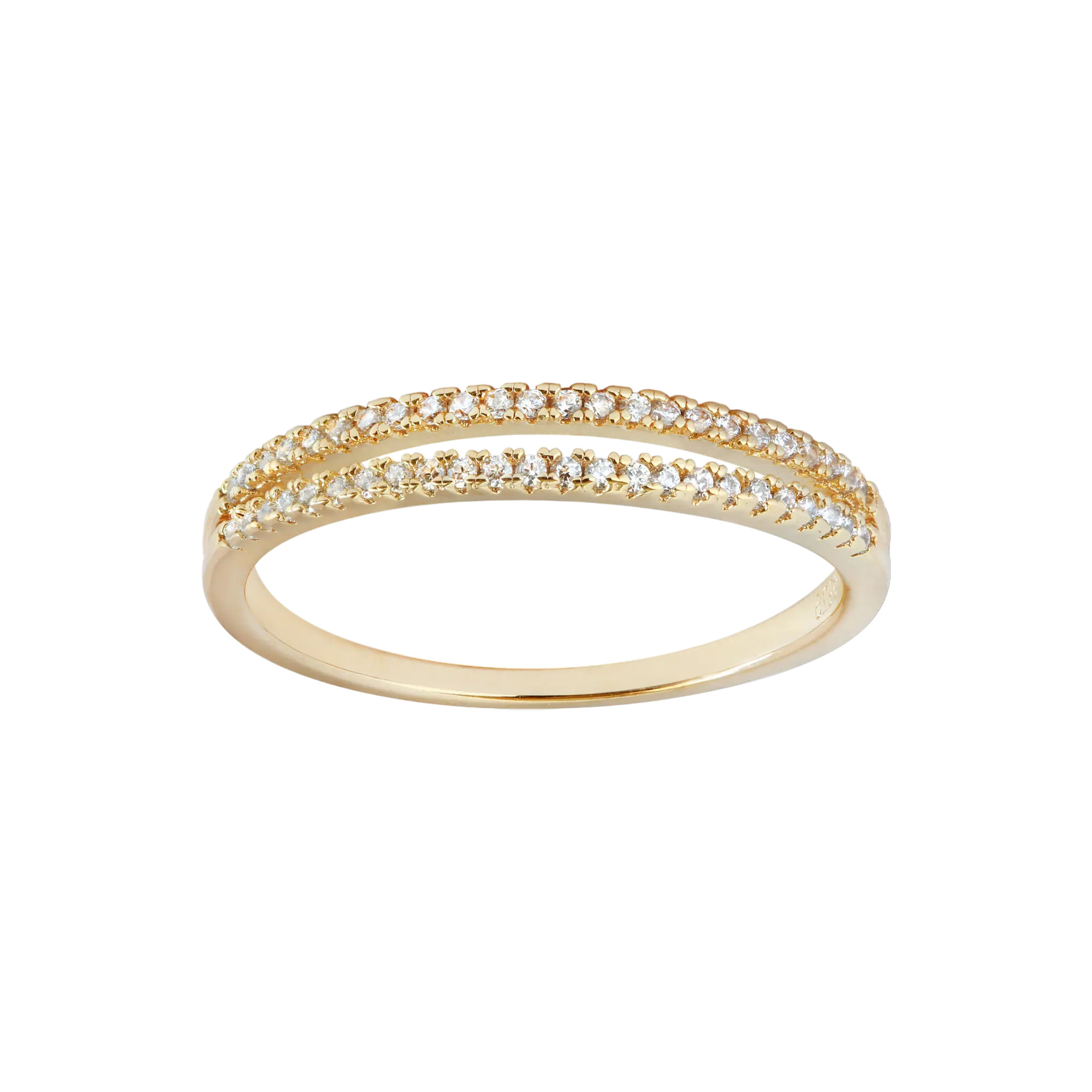 Ring Crystal Stripes LisaConcept