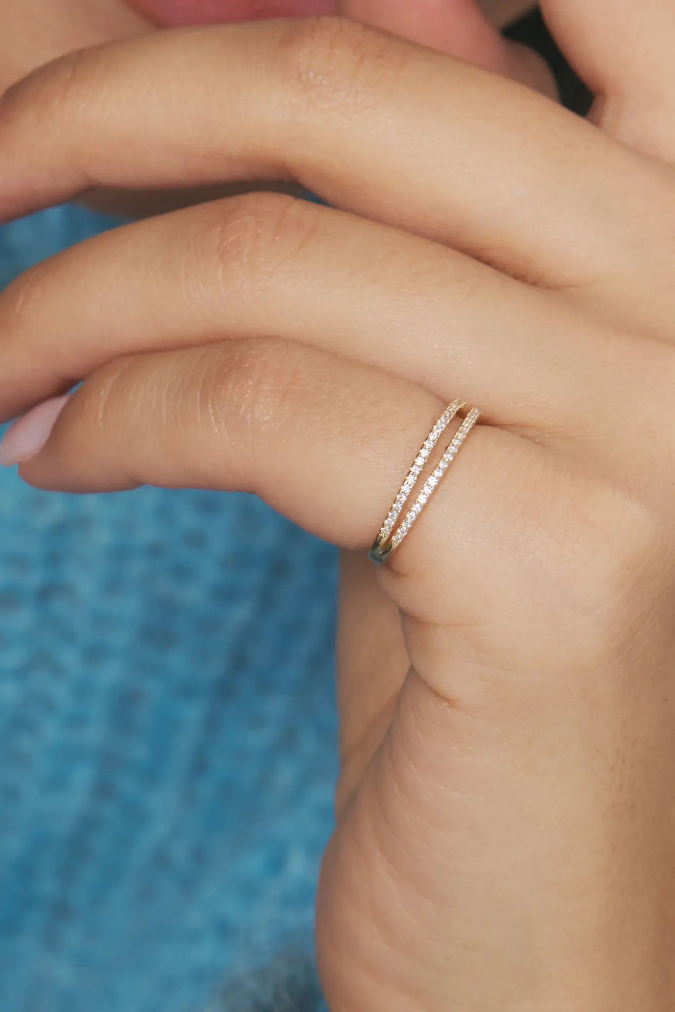 Ring Crystal Stripes LisaConcept