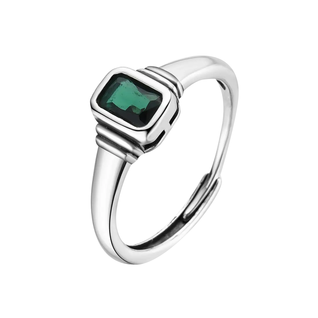 Ring Green Baguette LisaConcept