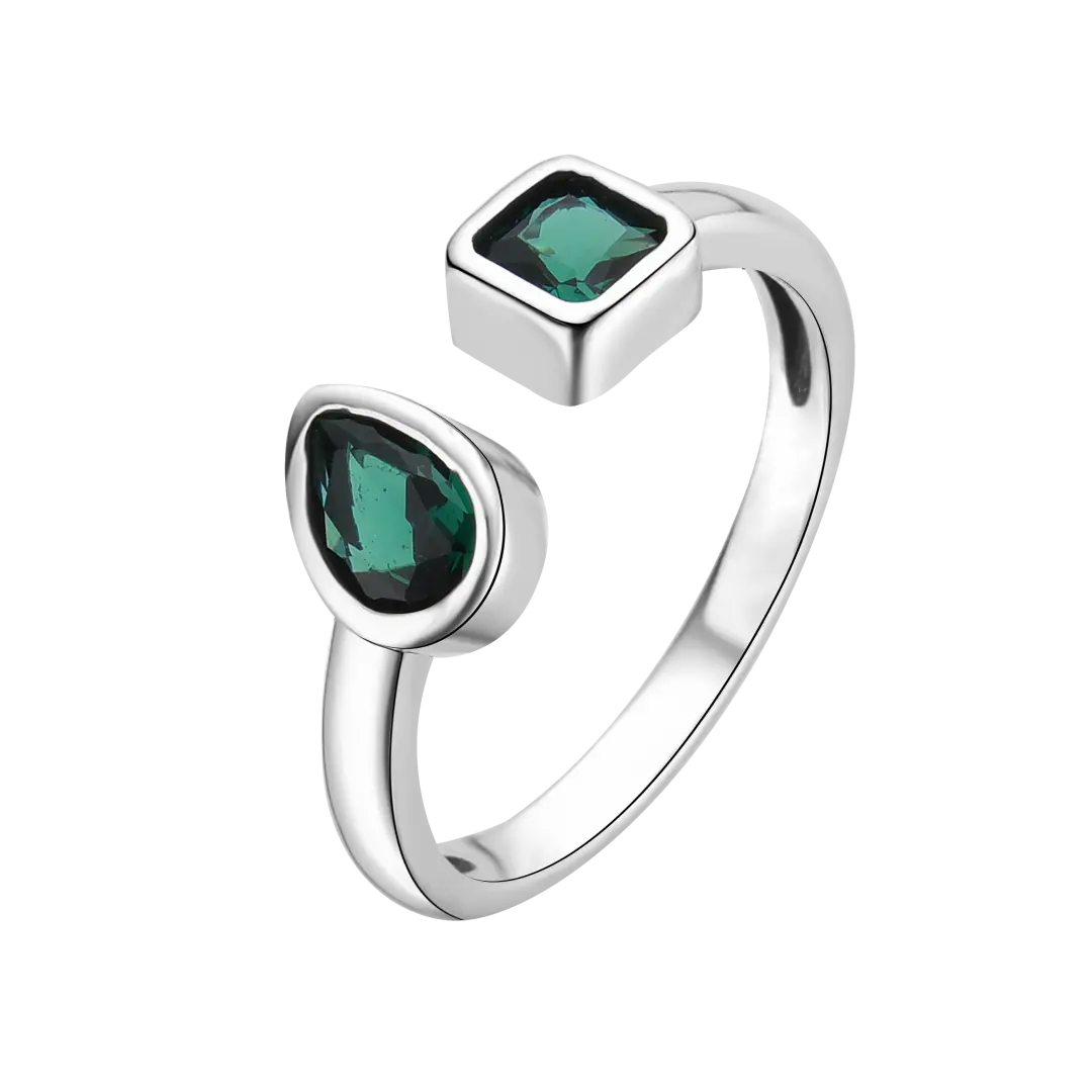 Ring Green Duo LisaConcept