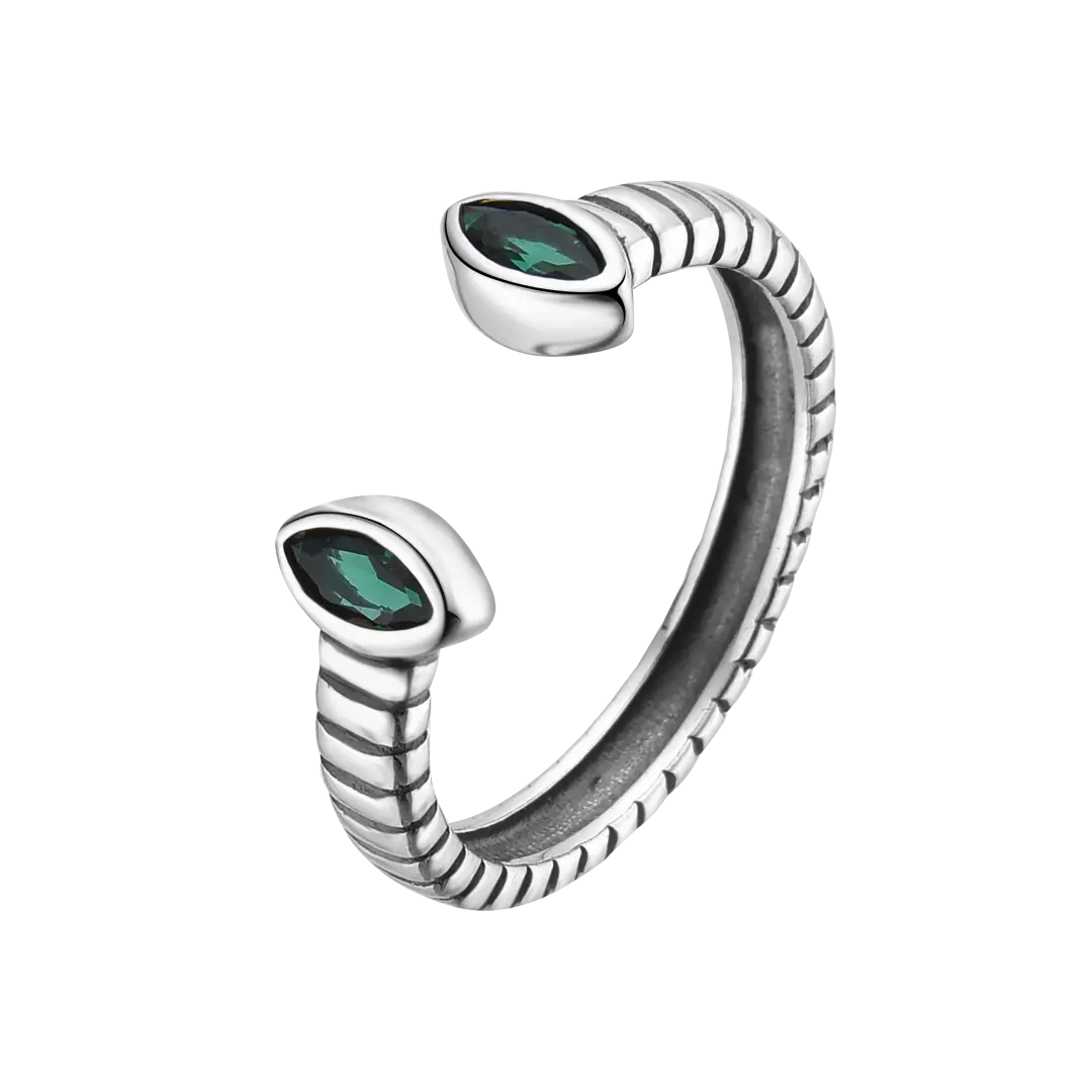 Ring Green Paired LisaConcept