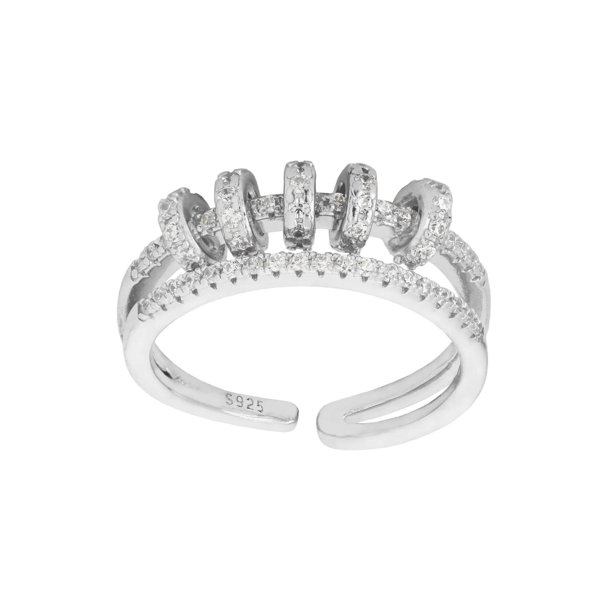 Ring Paved Twister LisaConcept
