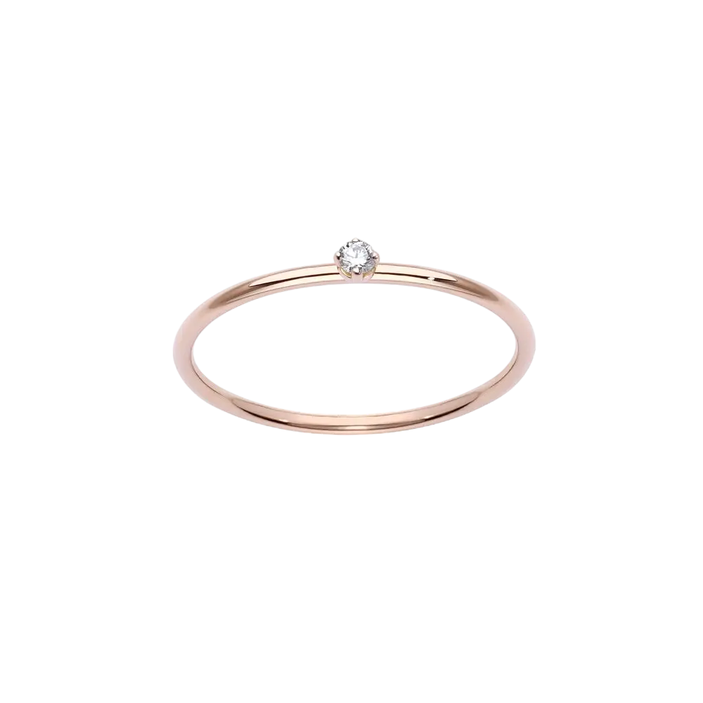 Ring White Diamond Promise S LisaConcept