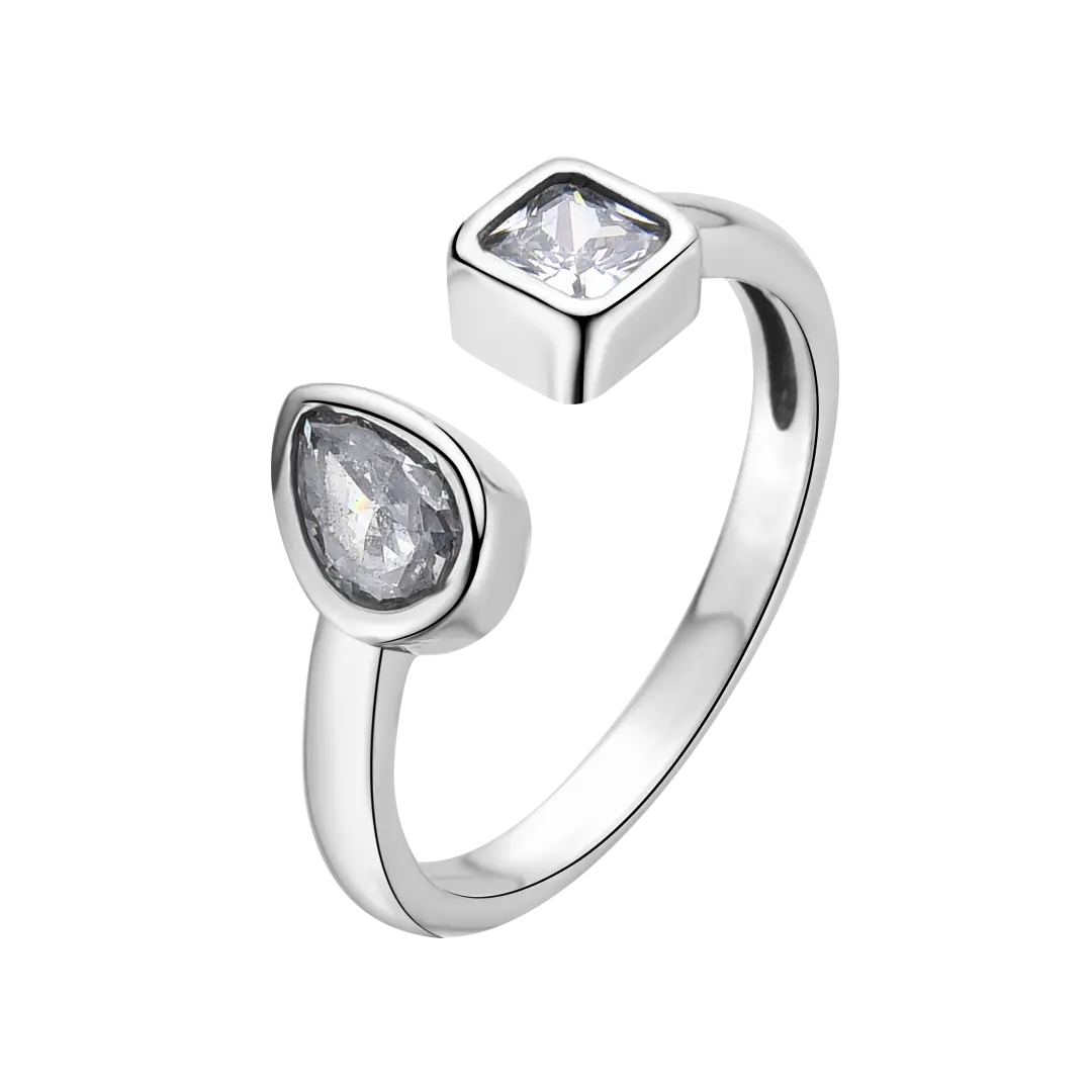 Ring White Duo LisaConcept