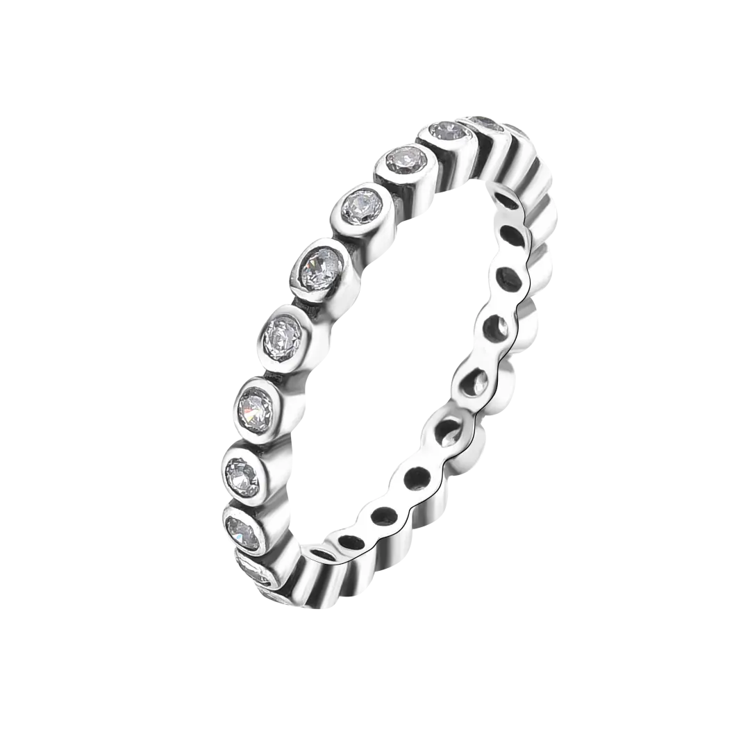 Ring White Garland LisaConcept