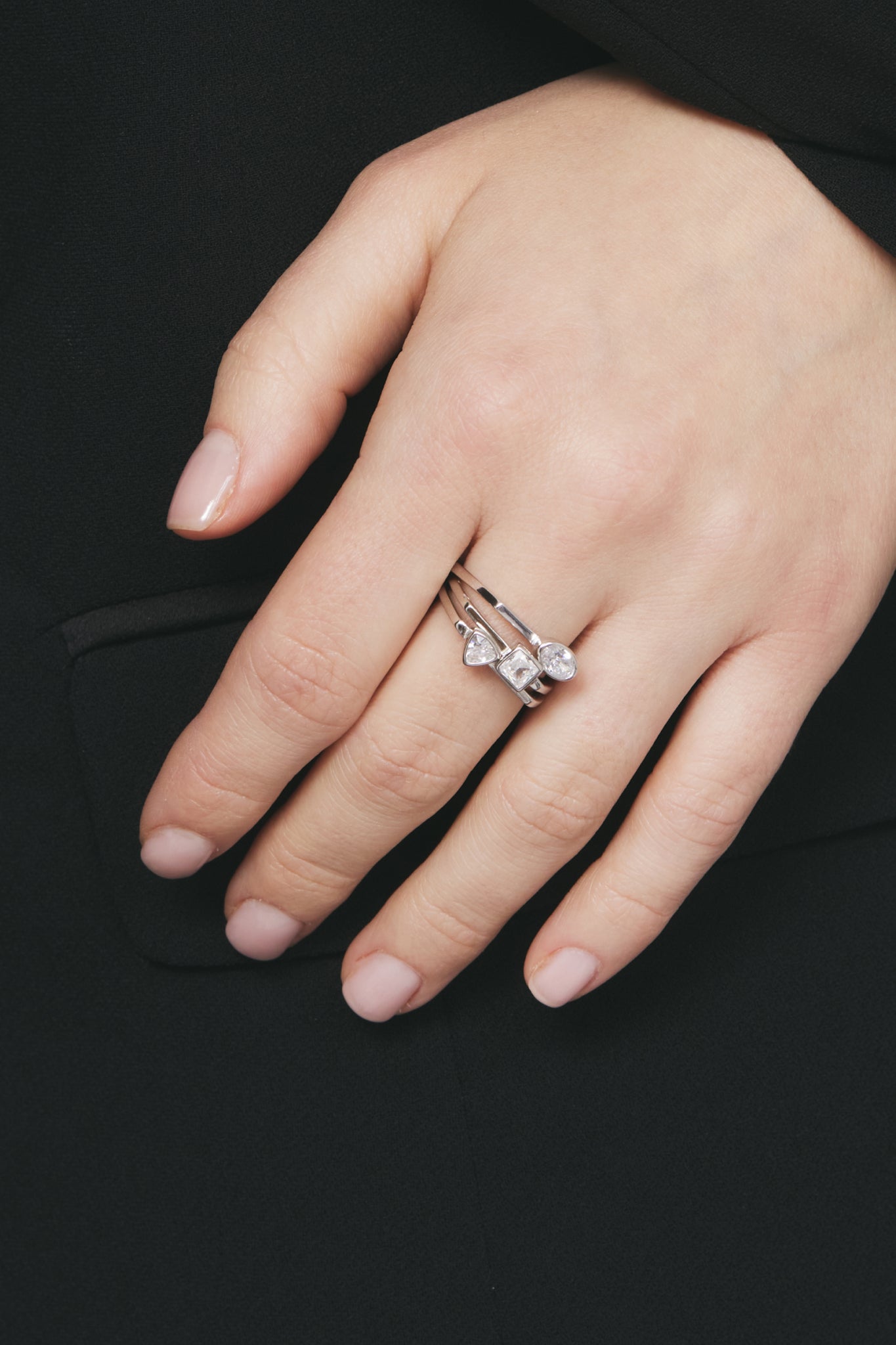 Ring Square Stone LisaConcept