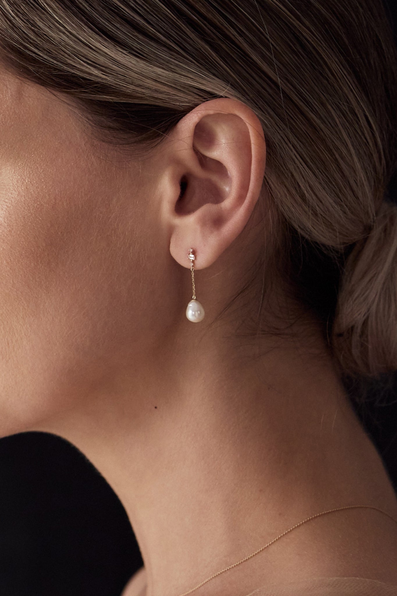 Ohrringe Juno Pearl Drop LisaConcept